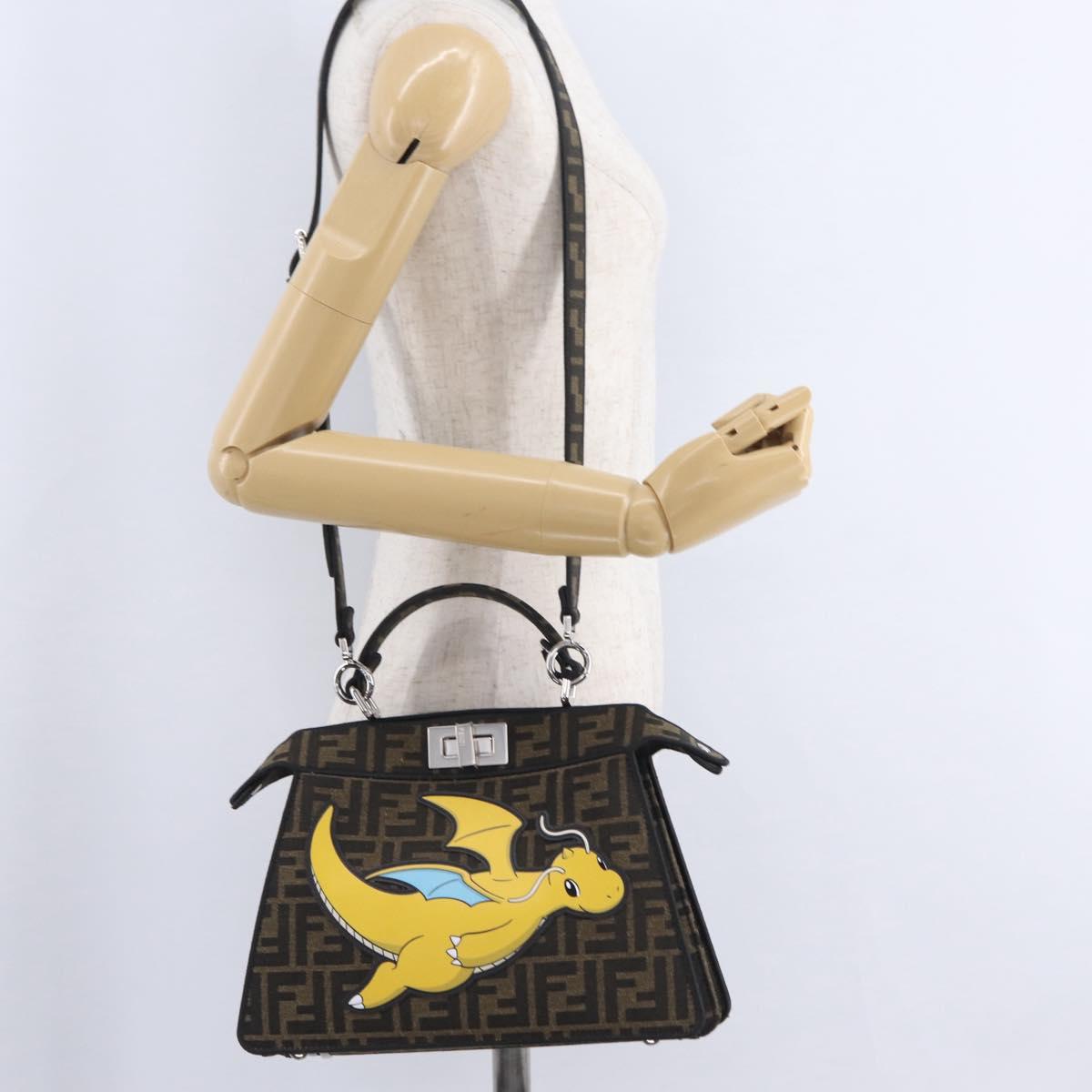 FENDI x FRGMT x POKEMON Peek A Boo I See You Kairyu 8BN327 Auth 167585SM