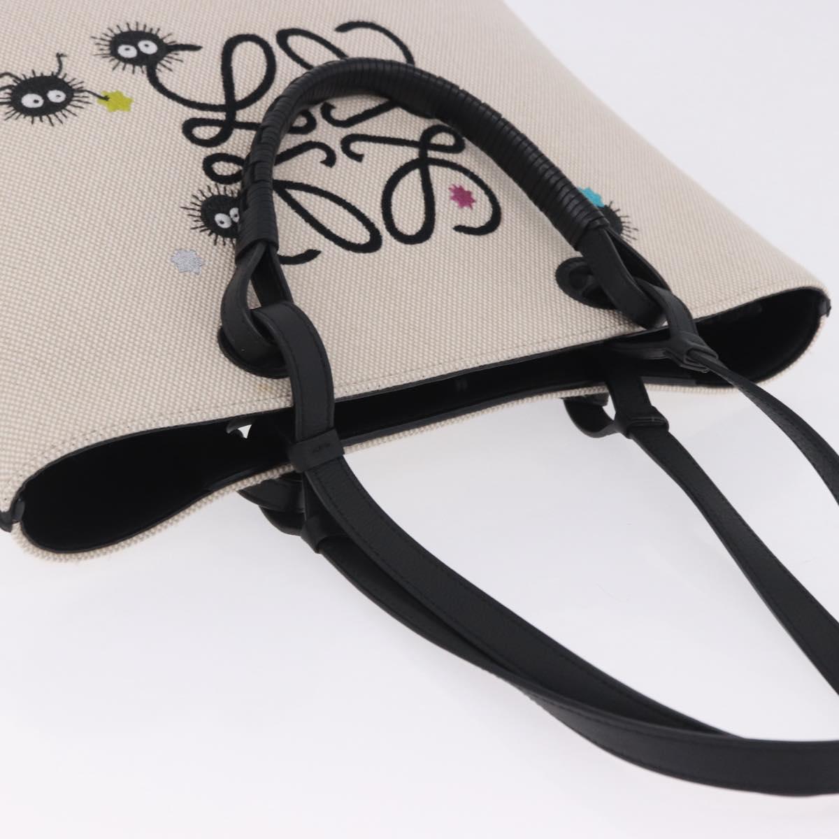 LOEWE x Ghibli Spirited Away Soot Sprites Anagram Tote Small Auth 167586SM