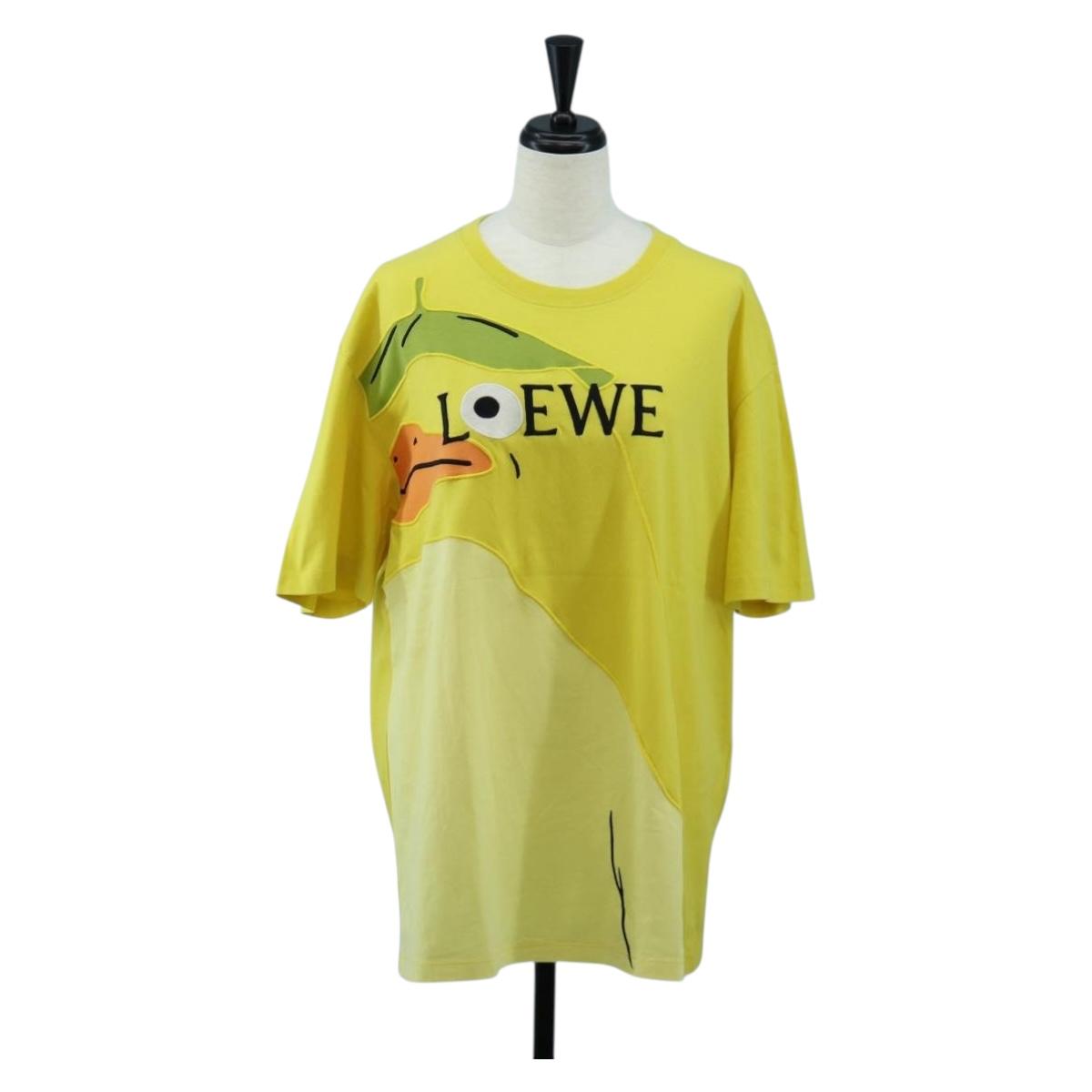 LOEWE x Studio Ghibli Spirited Away Otori-Sama T-shirt XS Yellow Auth 167592SAM