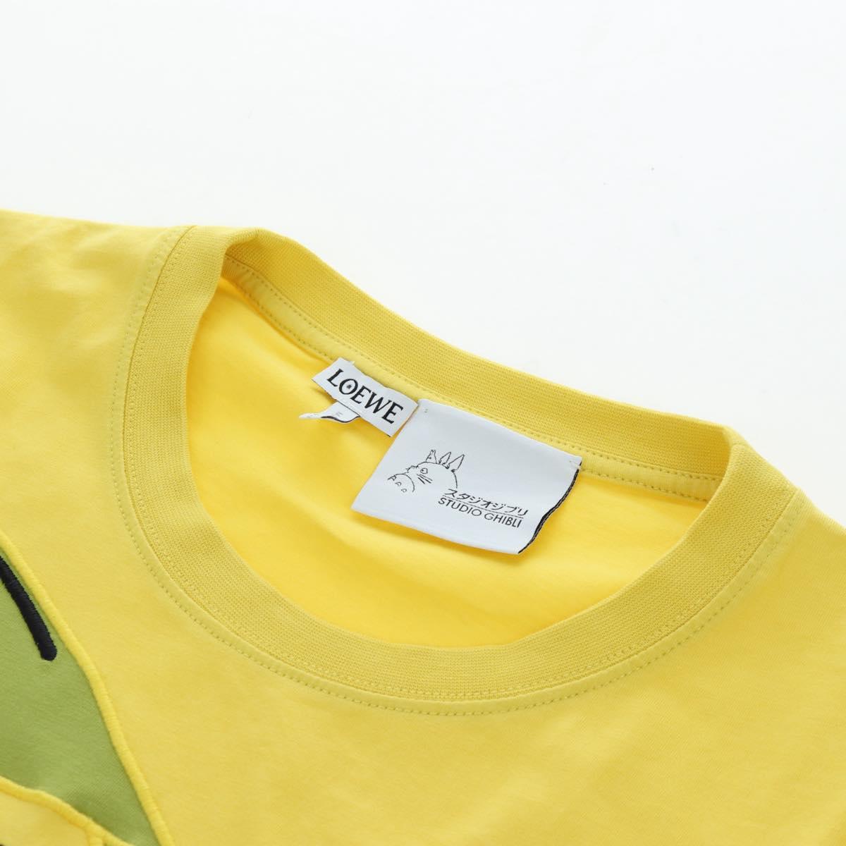 LOEWE x Studio Ghibli Spirited Away Otori-Sama T-shirt XS Yellow Auth 167592SAM