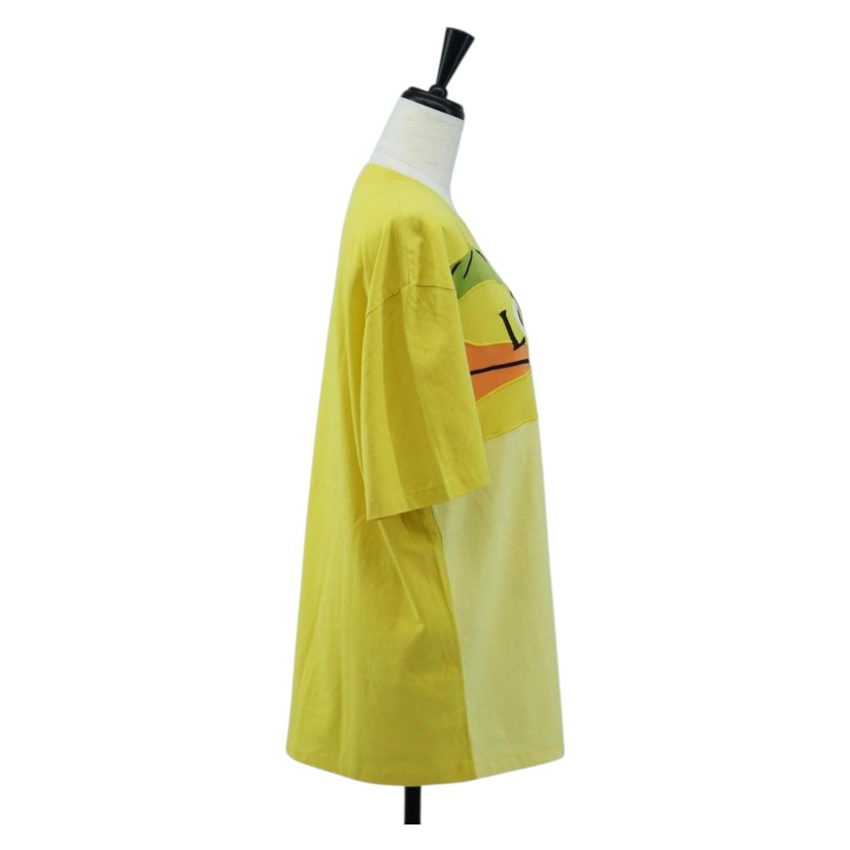 LOEWE x Studio Ghibli Spirited Away Otori-Sama T-shirt XS Yellow Auth 167592SAM