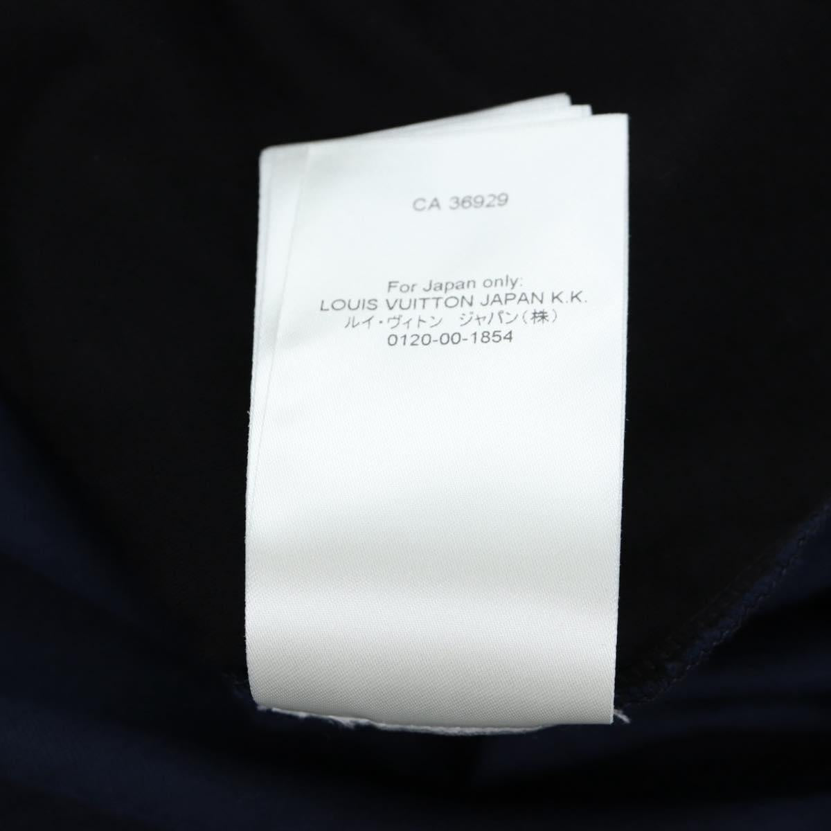 LOUIS VUITTON x NIGO Pharrell Williams T-shirt Navy HTY78WY75 Auth 167608SM