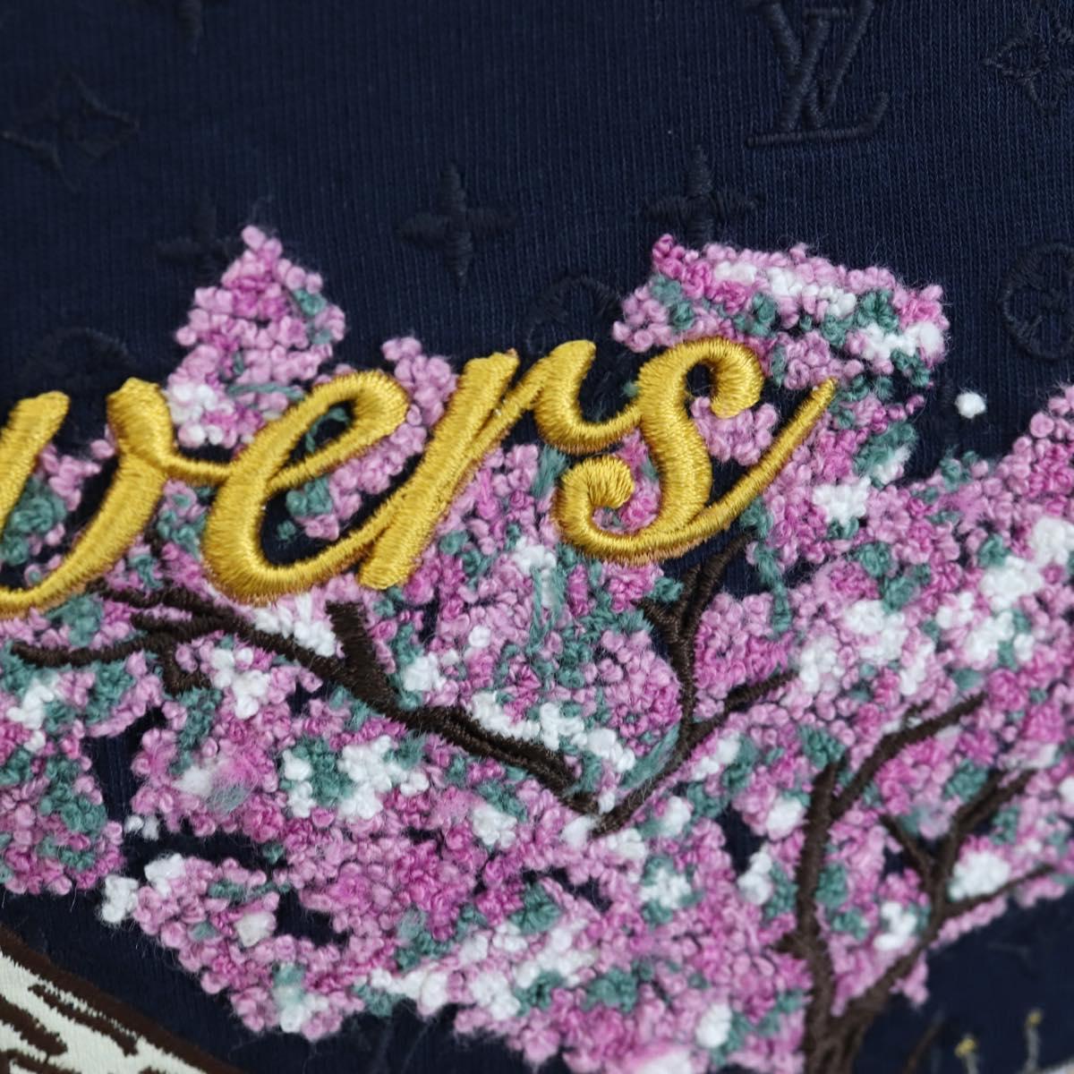 LOUIS VUITTON x NIGO Pharrell Williams T-shirt Navy HTY78WY75 Auth 167608SM