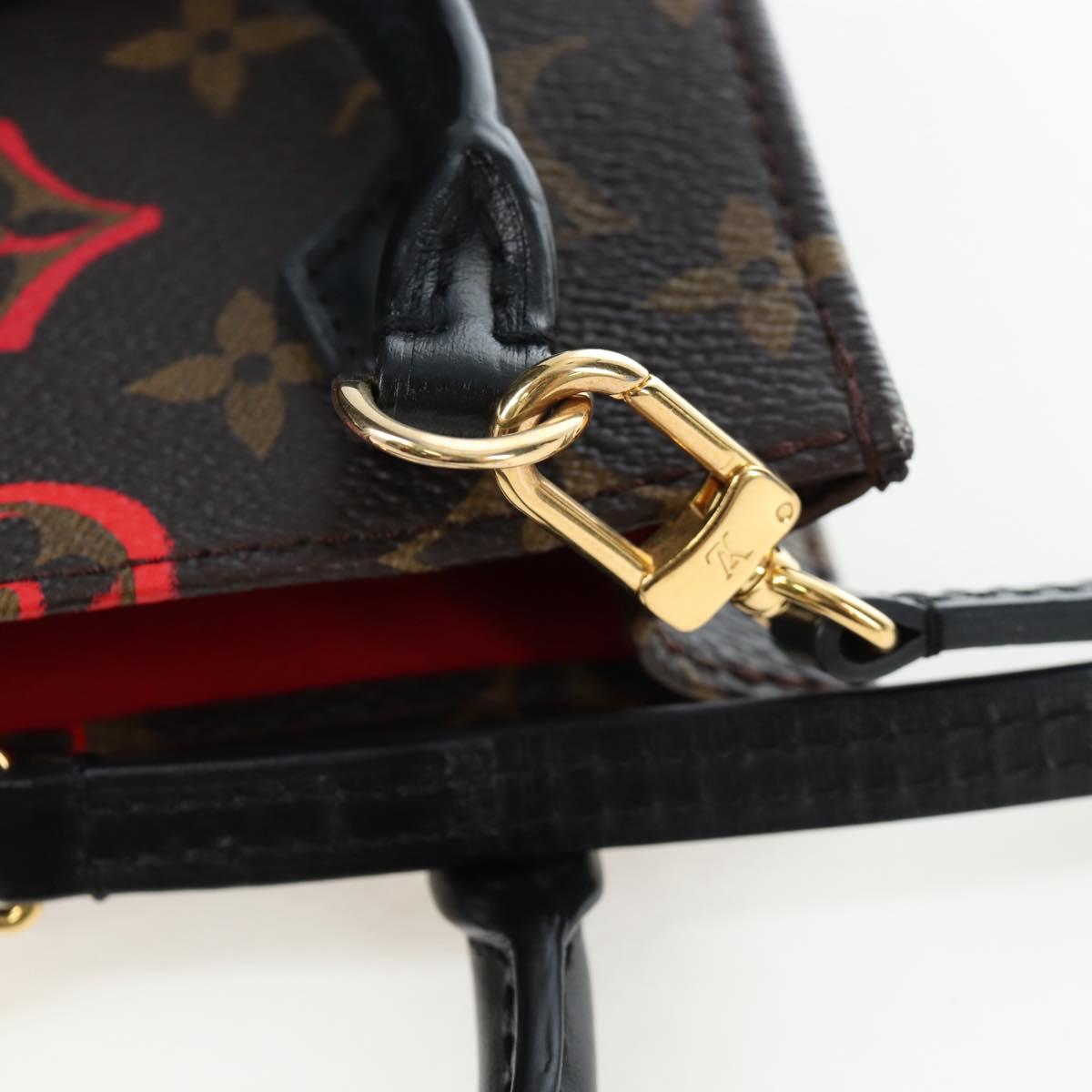 LOUIS VUITTON Monogram Fall in Love Petit Sac Plat 2way M80839 LV Auth 167618SAM