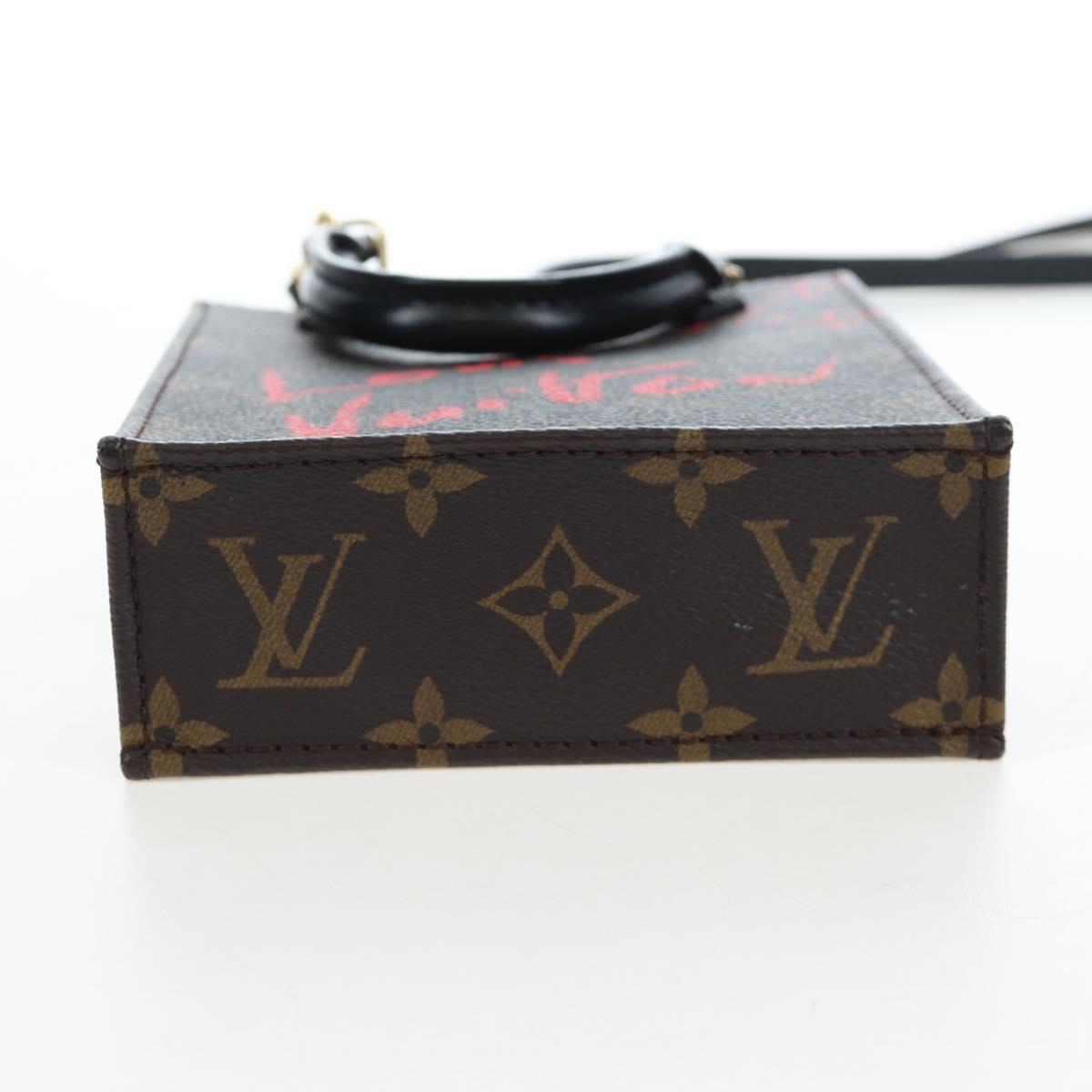 LOUIS VUITTON Monogram Fall in Love Petit Sac Plat 2way M80839 LV Auth 167618SAM
