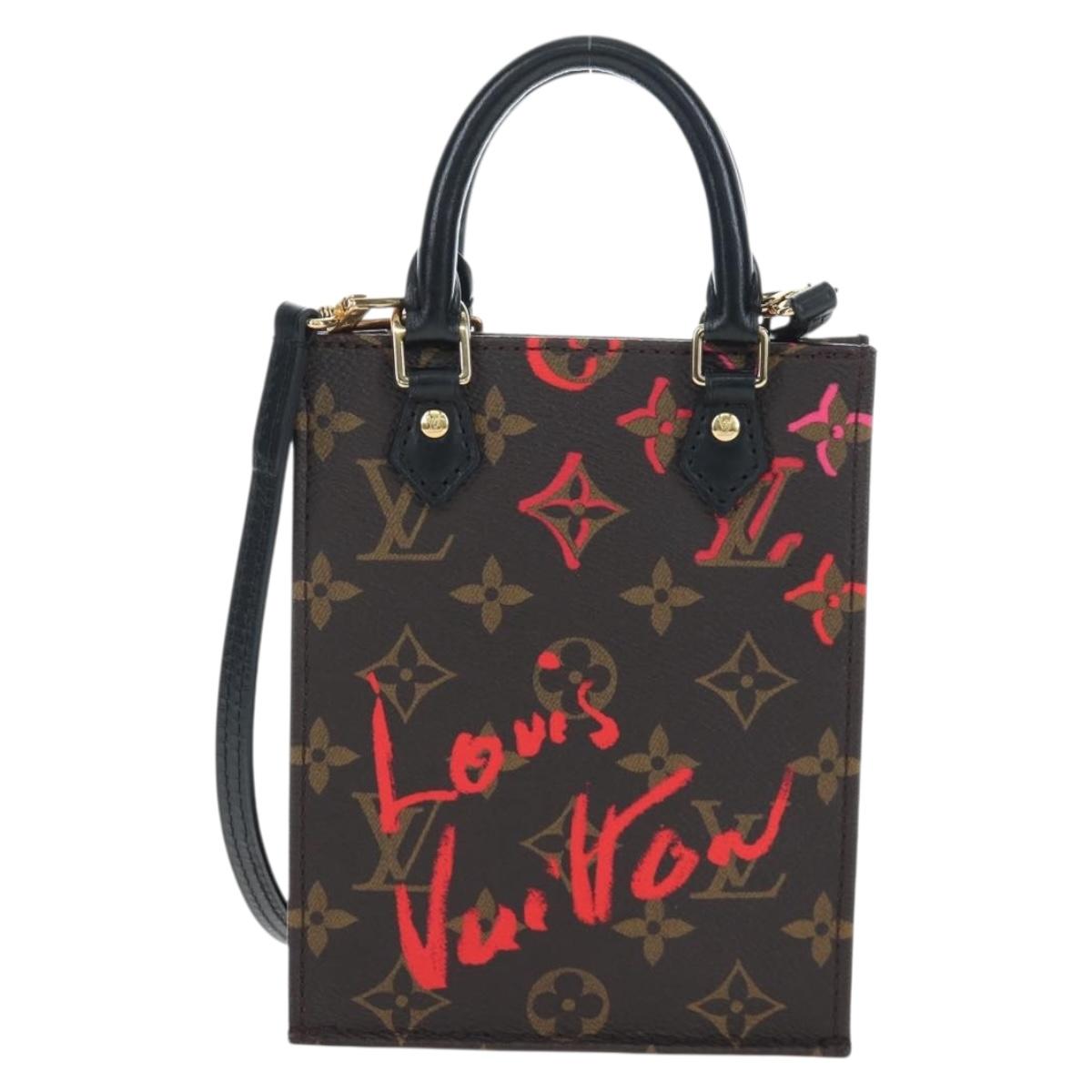 LOUIS VUITTON Monogram Fall in Love Petit Sac Plat 2way M80839 LV Auth 167618SAM