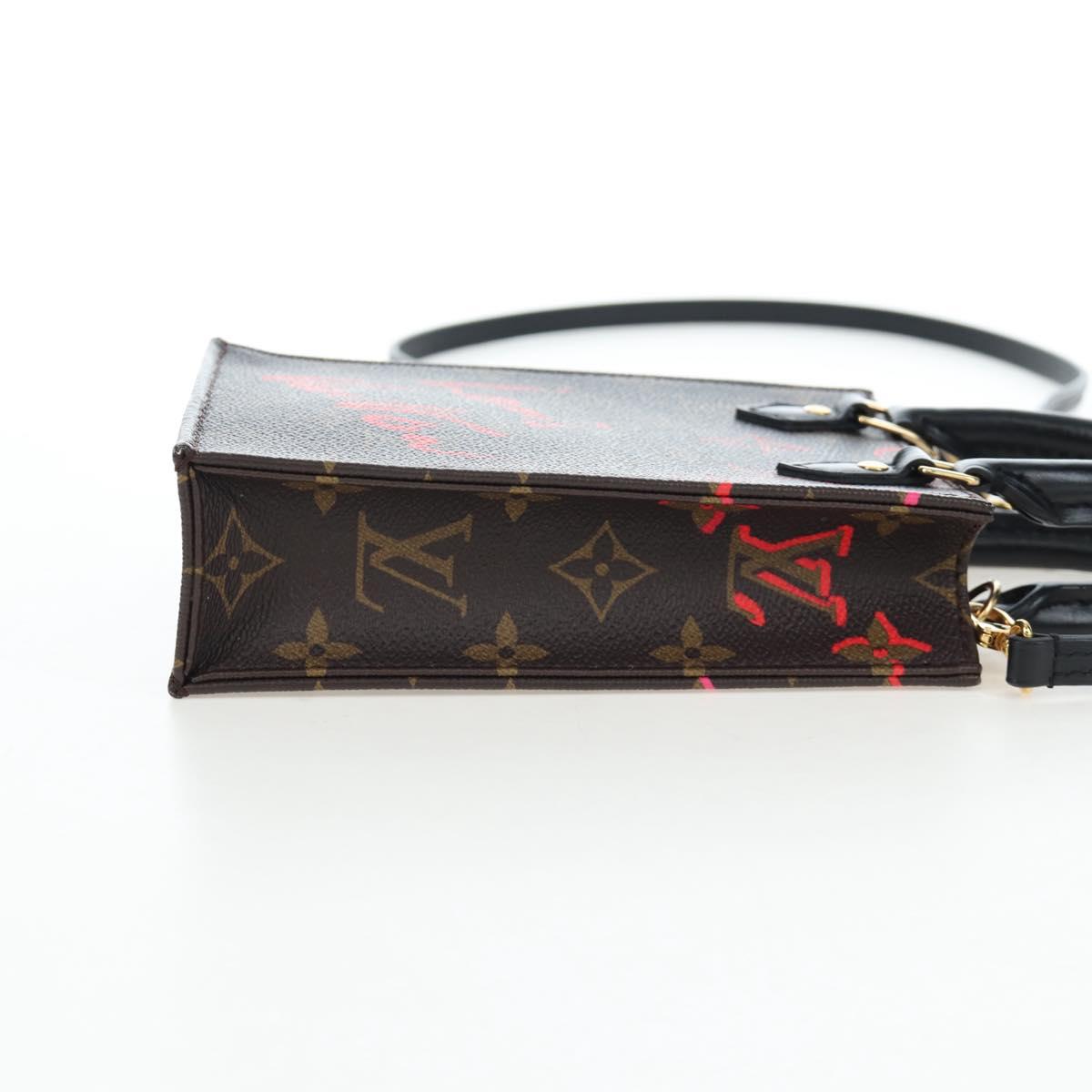 LOUIS VUITTON Monogram Fall in Love Petit Sac Plat 2way M80839 LV Auth 167618SAM