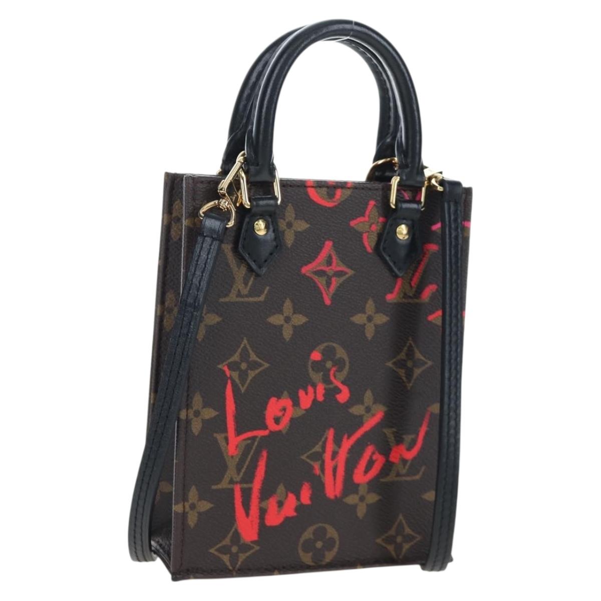 LOUIS VUITTON Monogram Fall in Love Petit Sac Plat 2way M80839 LV Auth 167619SAM