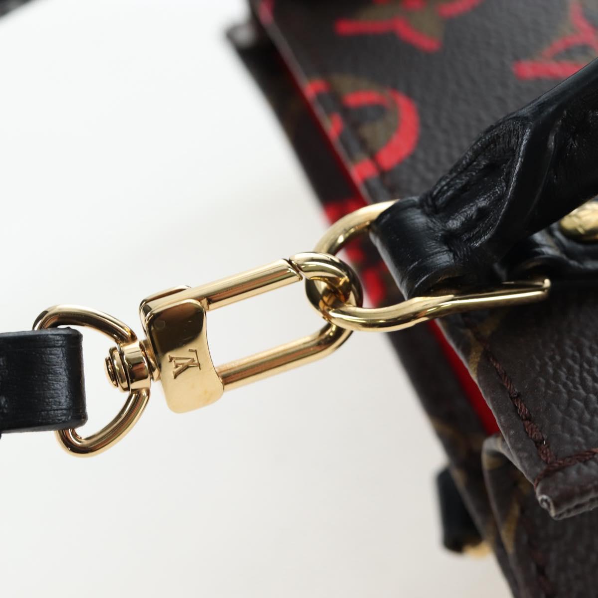 LOUIS VUITTON Monogram Fall in Love Petit Sac Plat 2way M80839 LV Auth 167619SAM