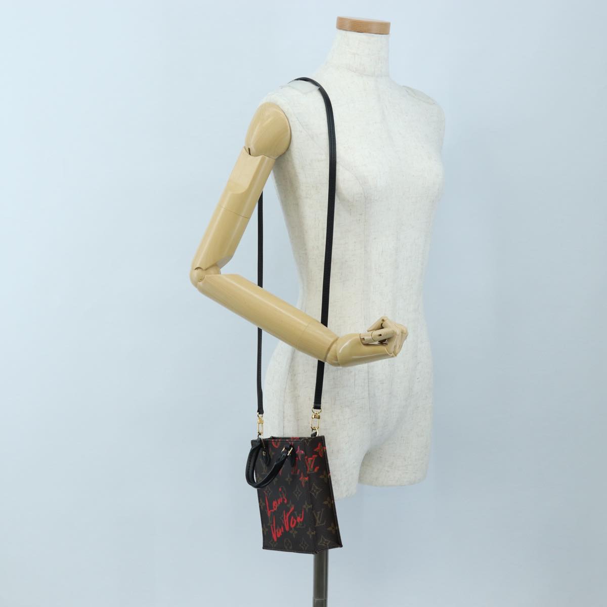 LOUIS VUITTON Monogram Fall in Love Petit Sac Plat 2way M80839 LV Auth 167619SAM