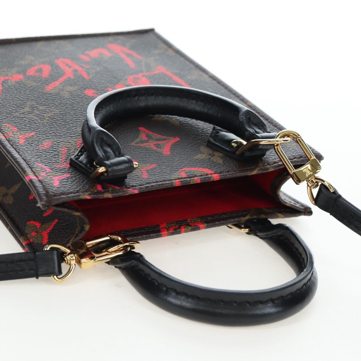 LOUIS VUITTON Monogram Fall in Love Petit Sac Plat 2way M80839 LV Auth 167619SAM
