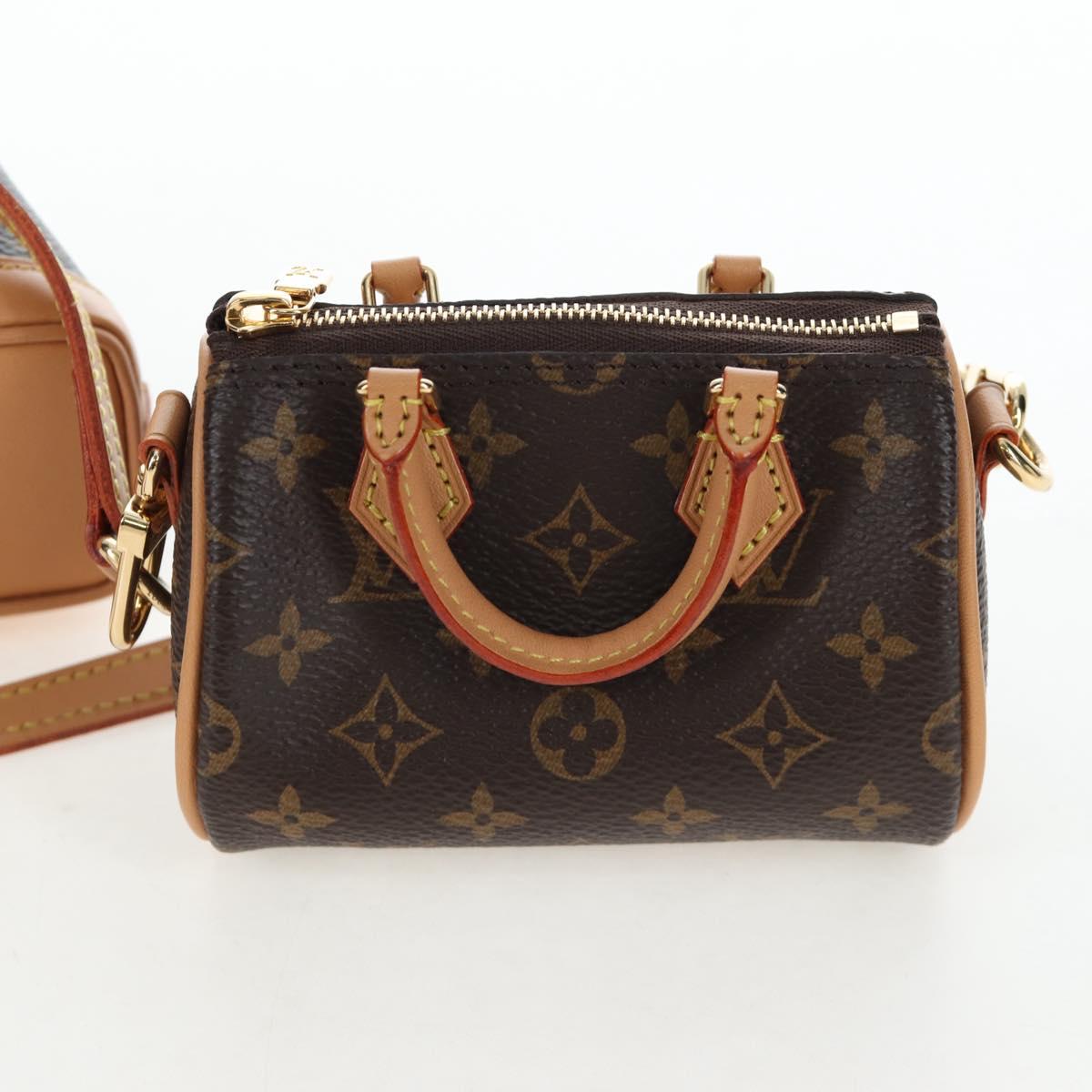 LOUIS VUITTON 2021-2025 Monogram Trio Mini Icon Shoulder M81081 LV Auth 167620SM
