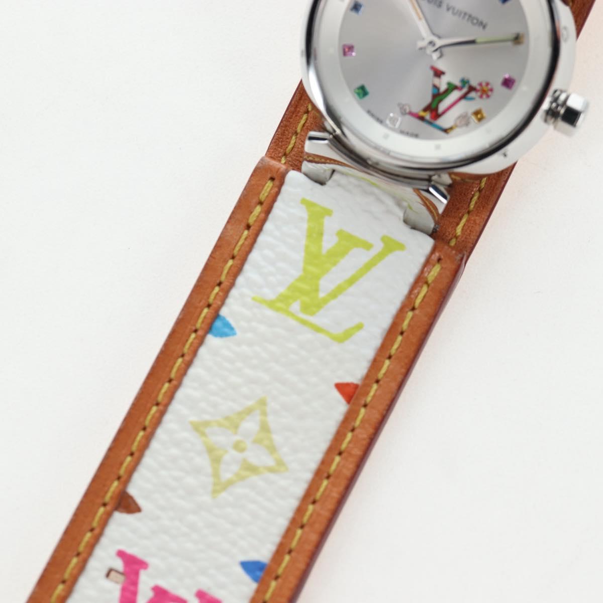 LOUIS VUITTON Love Monogram × Takashi Murakami Tambour Q12130 Auth 167622SAM