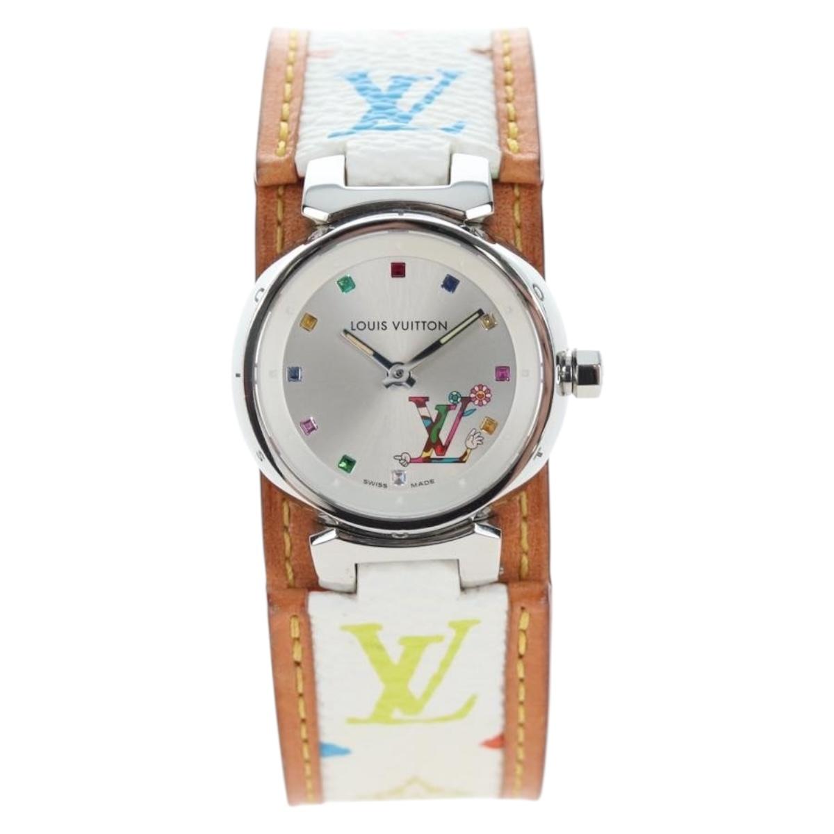 LOUIS VUITTON Love Monogram × Takashi Murakami Tambour Q12130 Auth 167622SAM