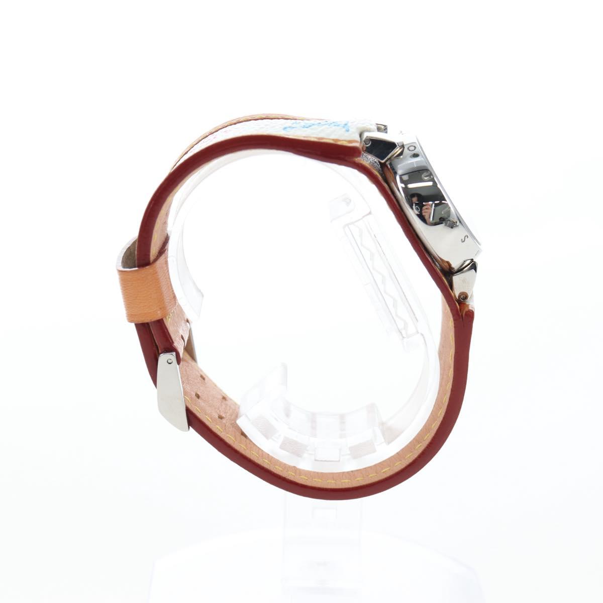 LOUIS VUITTON Love Monogram × Takashi Murakami Tambour Q12130 Auth 167622SAM