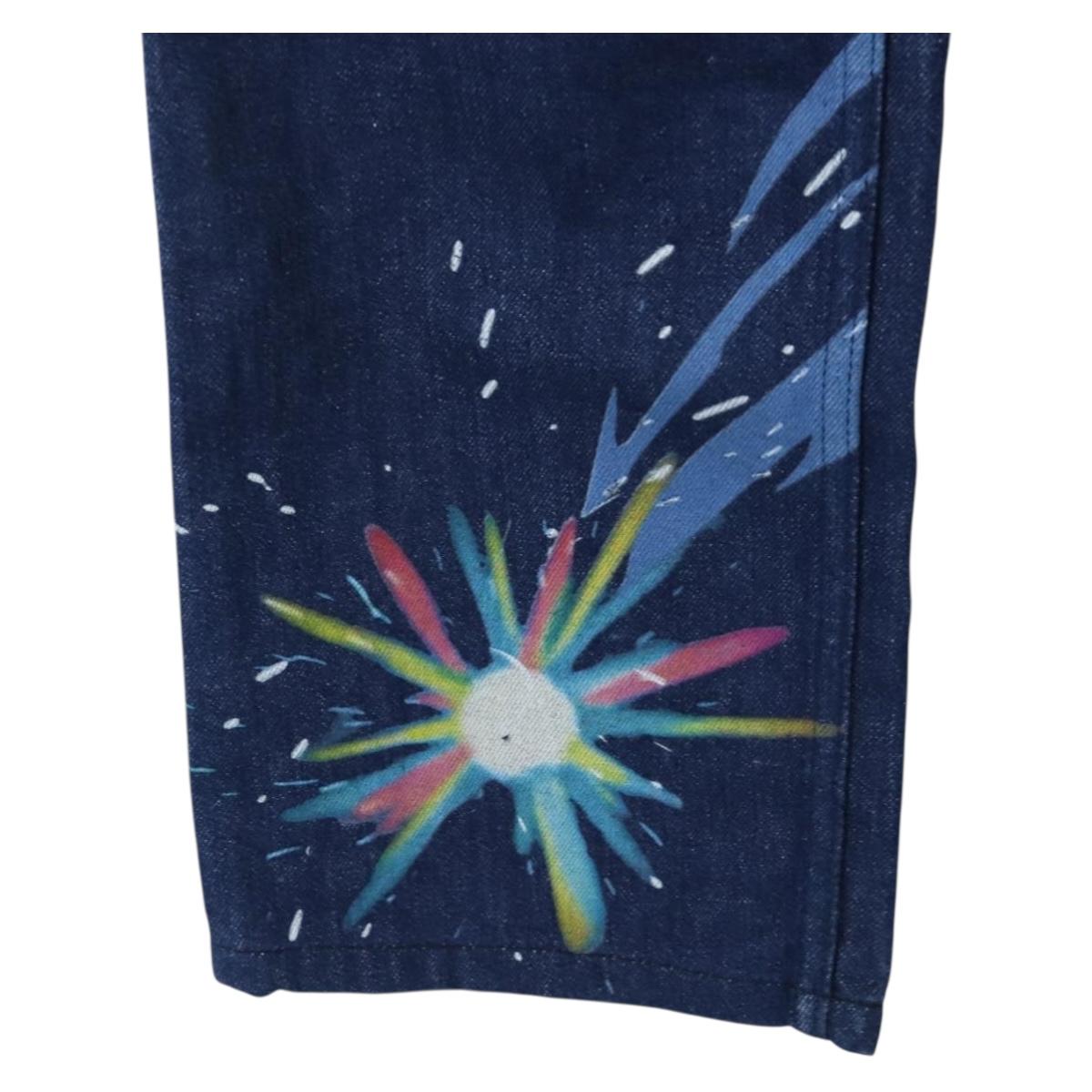 LOEWE x Studio Ghibli Spirited Away Pants Denim 34 Blue Auth 167632M