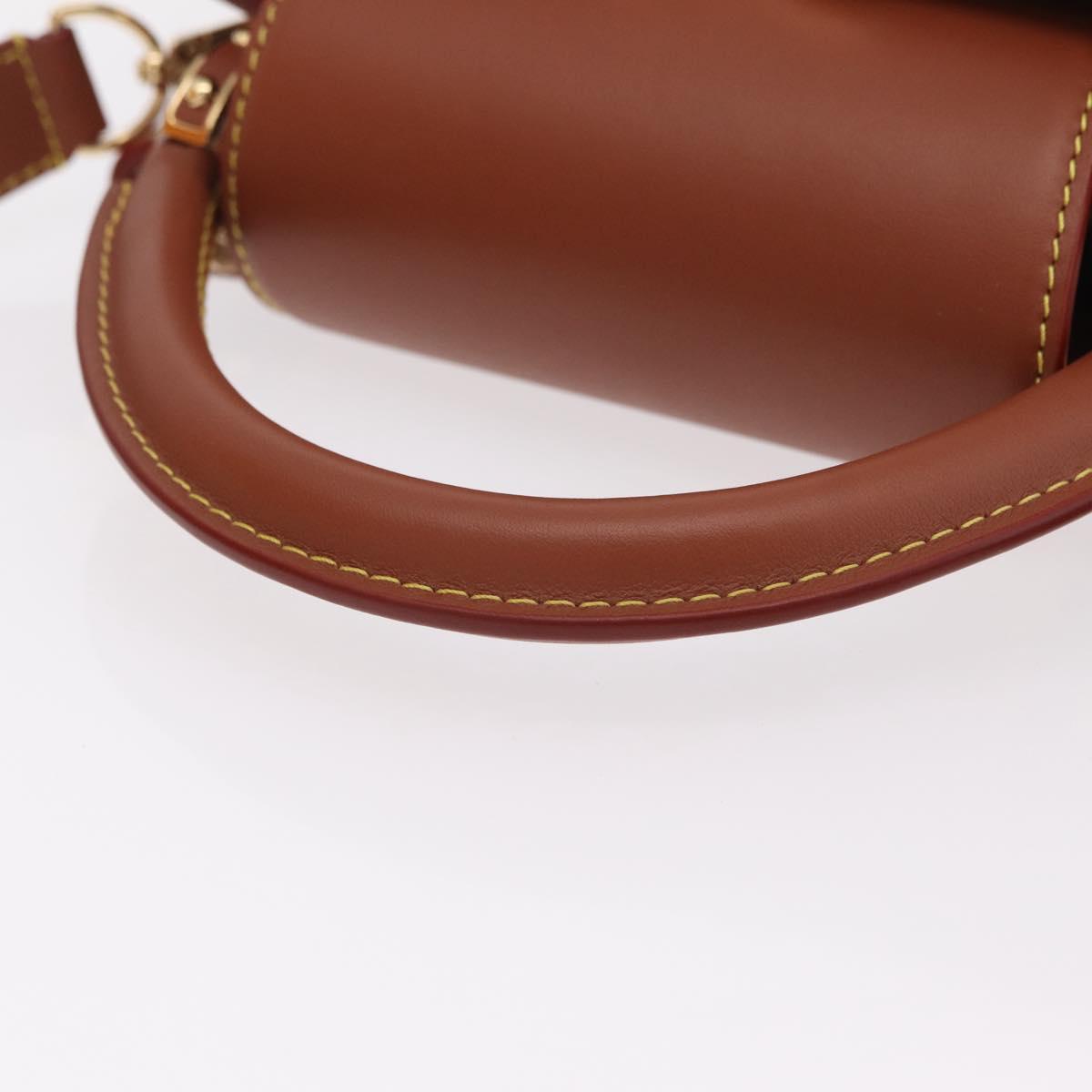 LOUIS VUITTON Catgram Capusine BB Hand Bag 2way Brown M25874 LV Auth 167633SM