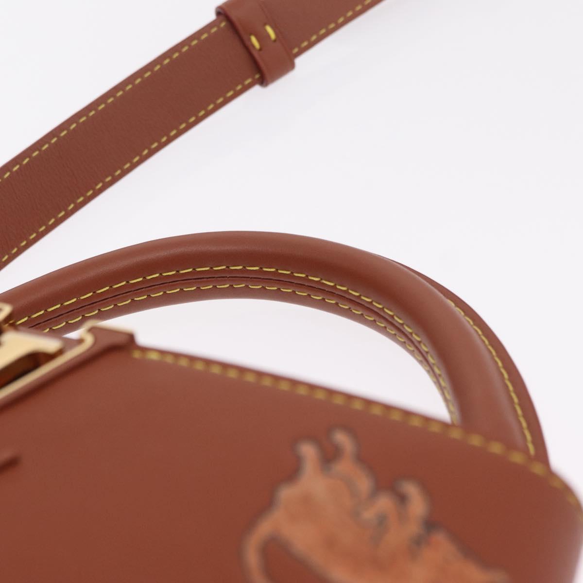 LOUIS VUITTON Catgram Capusine BB Hand Bag 2way Brown M25874 LV Auth 167633SM