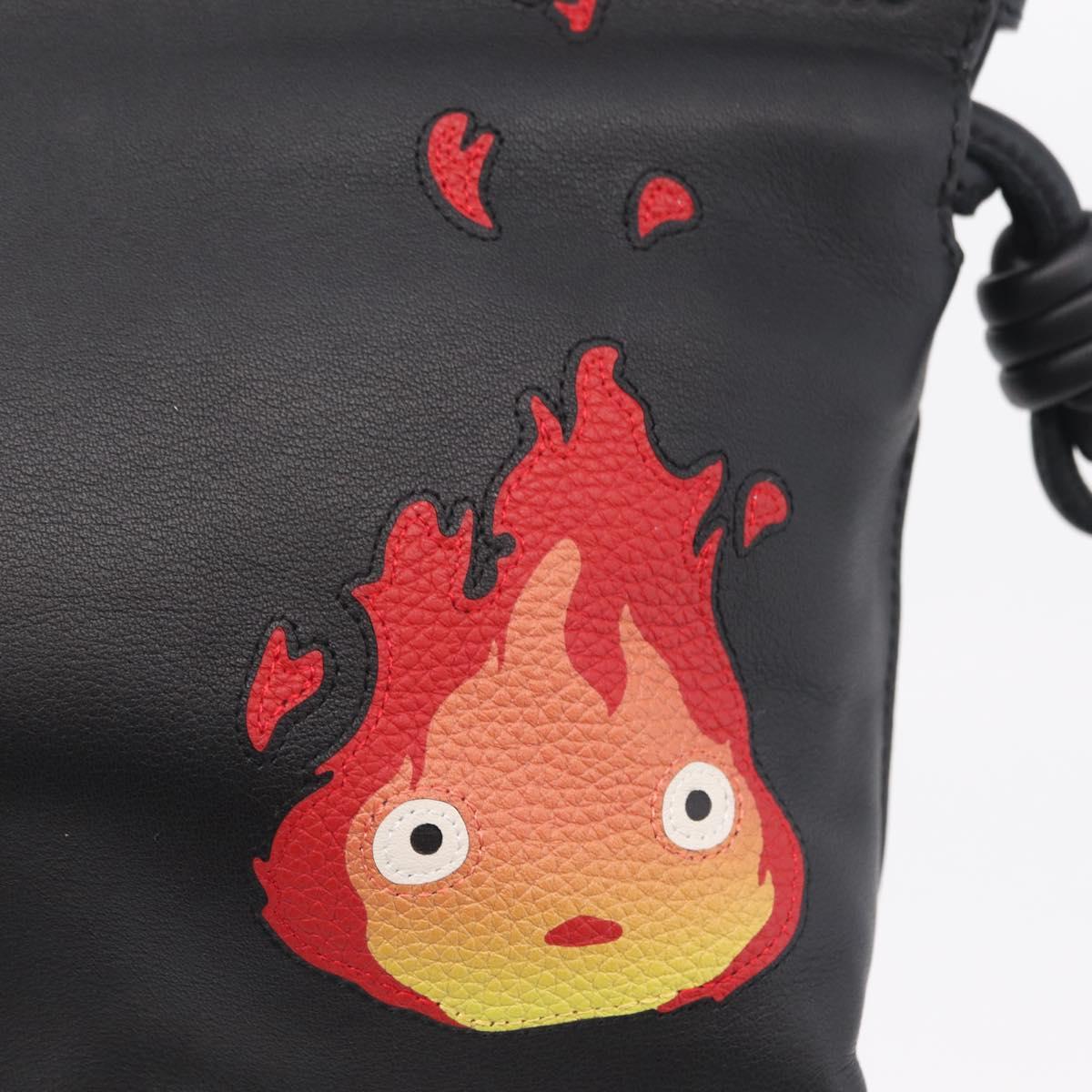 LOEWE × Studio Ghibli Flamenco Mini Calcifer Howl's Leather Auth 167640SAM