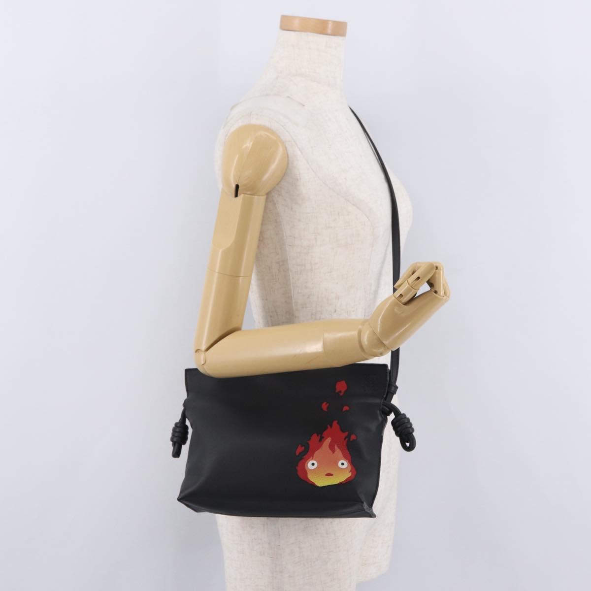 LOEWE × Studio Ghibli Flamenco Mini Calcifer Howl's Leather Auth 167640SAM