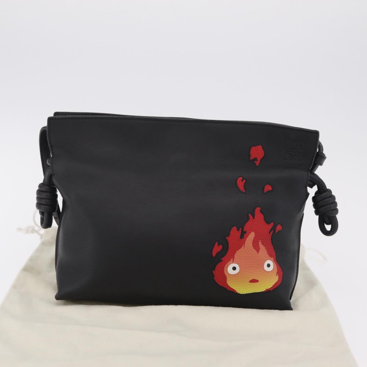 LOEWE × Studio Ghibli Flamenco Mini Calcifer Howl's Leather Auth 167640SAM