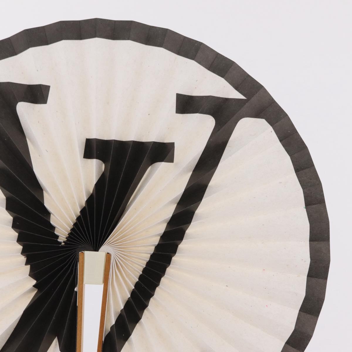 LOUIS VUITTON Japanese Fan Paper Not For Sale White LV Auth 167695M
