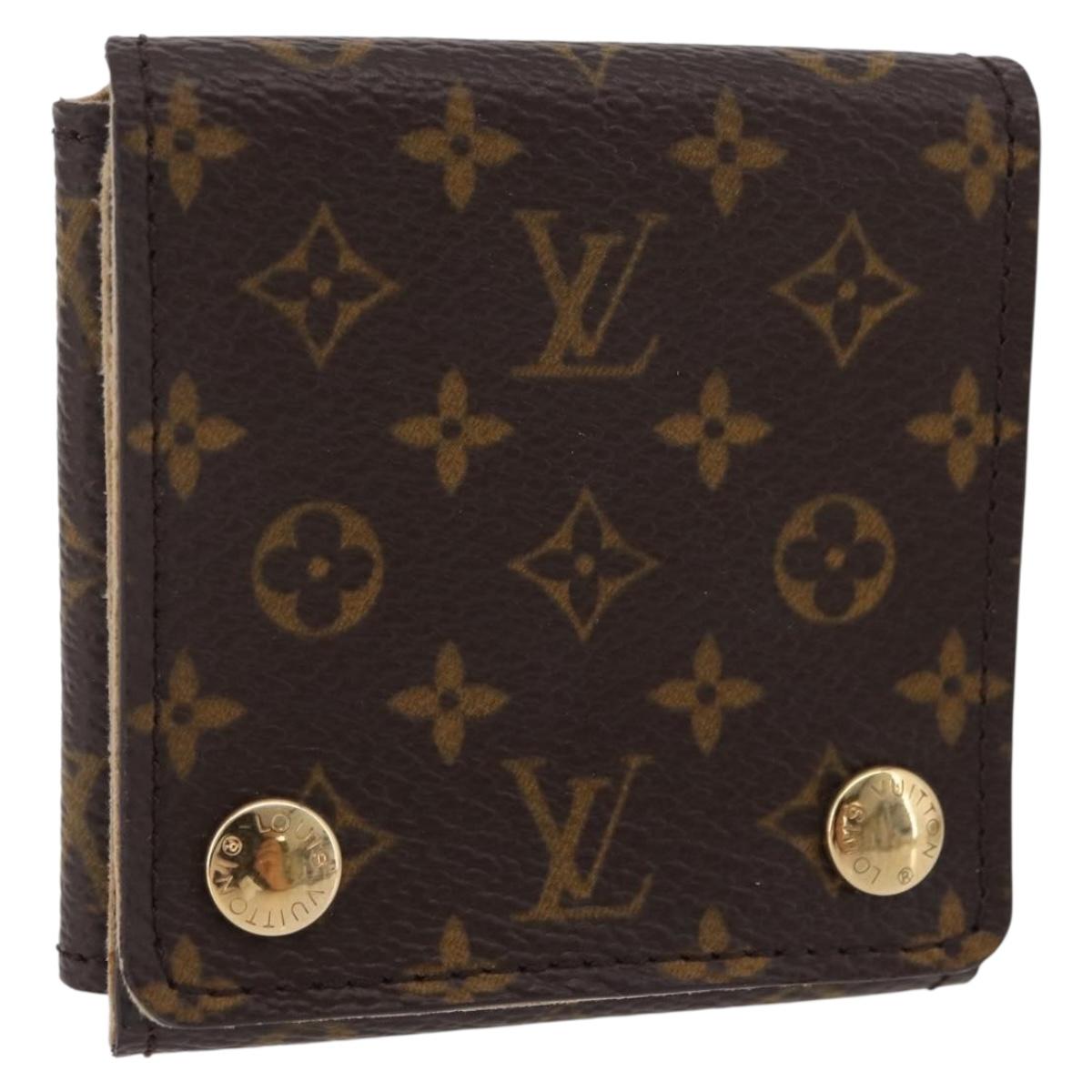 LOUIS VUITTON Monogram Jewelry case Jewelry Box LV Auth 167696M