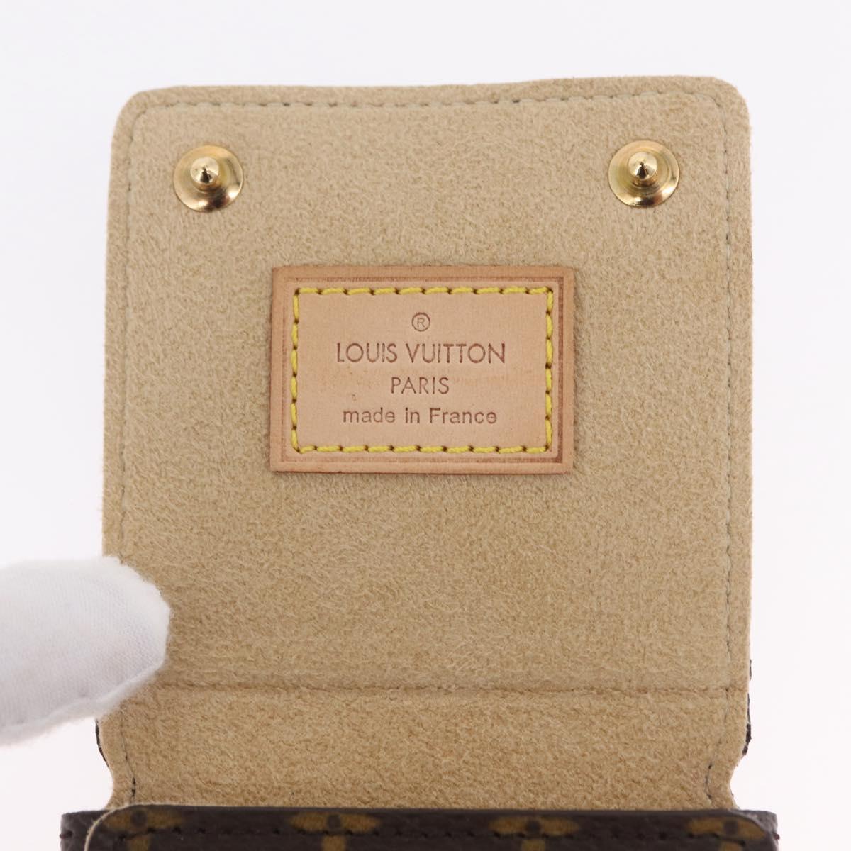 LOUIS VUITTON Monogram Jewelry case Jewelry Box LV Auth 167696M