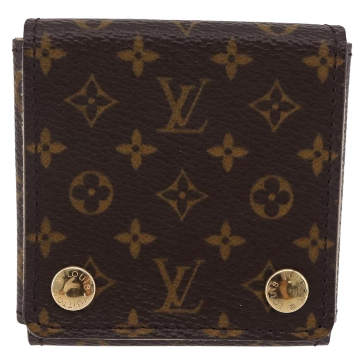 LOUIS VUITTON Monogram Jewelry case Jewelry Box LV Auth 167696M