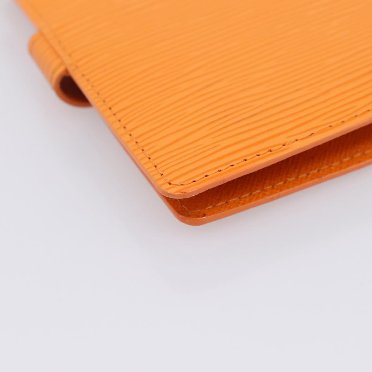 LOUIS VUITTON Epi Agenda PM Day Planner Cover Mandarin R2005H LV Auth 167698V