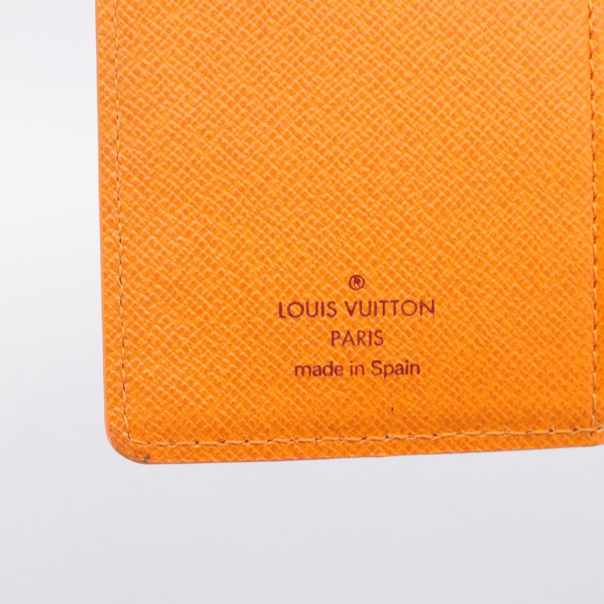 LOUIS VUITTON Epi Agenda PM Day Planner Cover Mandarin R2005H LV Auth 167698V