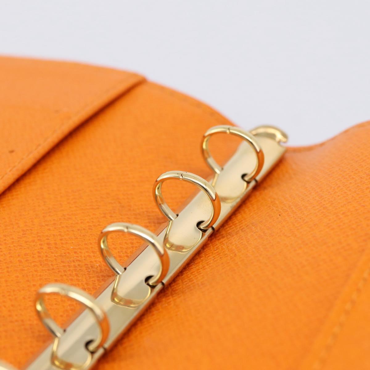 LOUIS VUITTON Epi Agenda PM Day Planner Cover Mandarin R2005H LV Auth 167698V