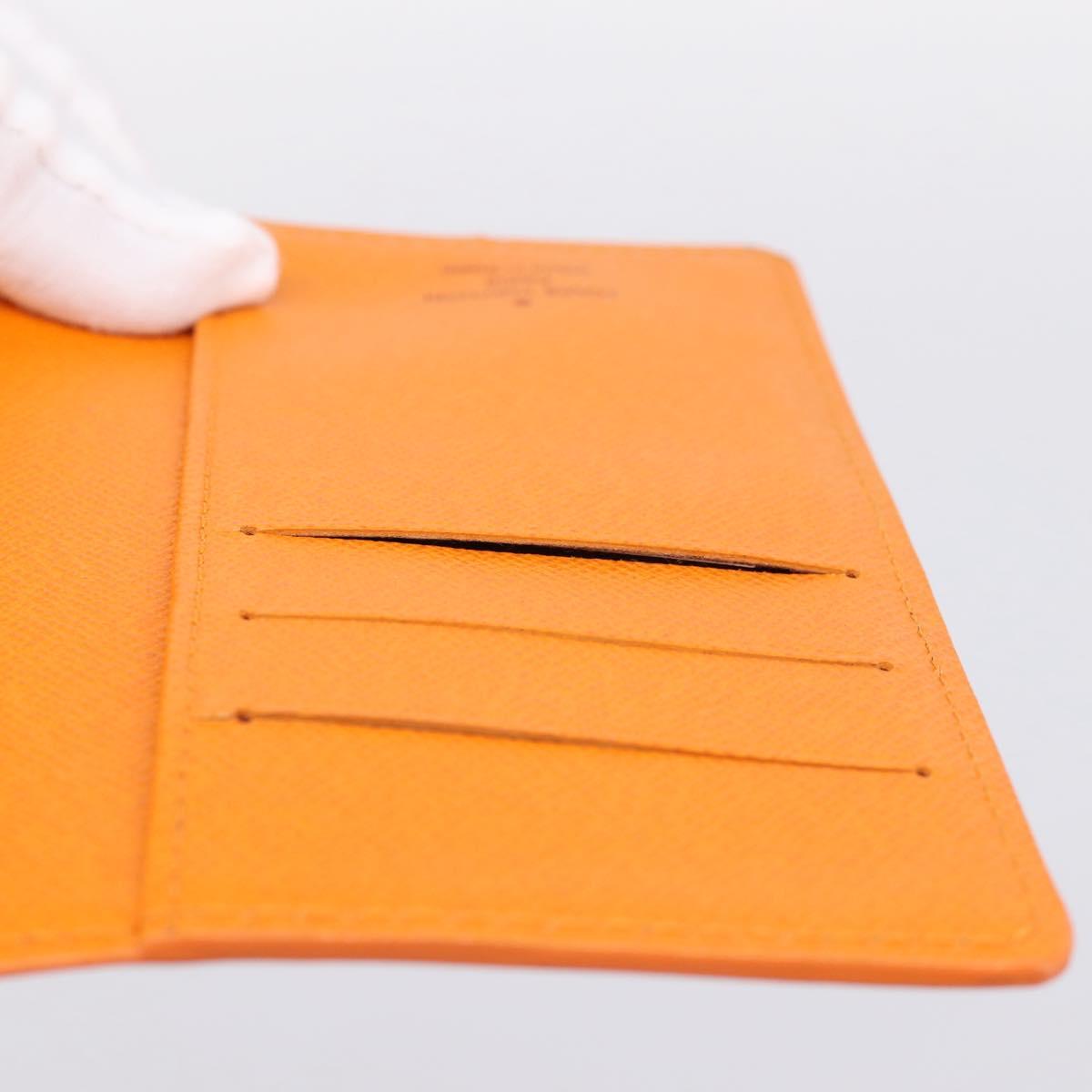 LOUIS VUITTON Epi Agenda PM Day Planner Cover Mandarin R2005H LV Auth 167698V