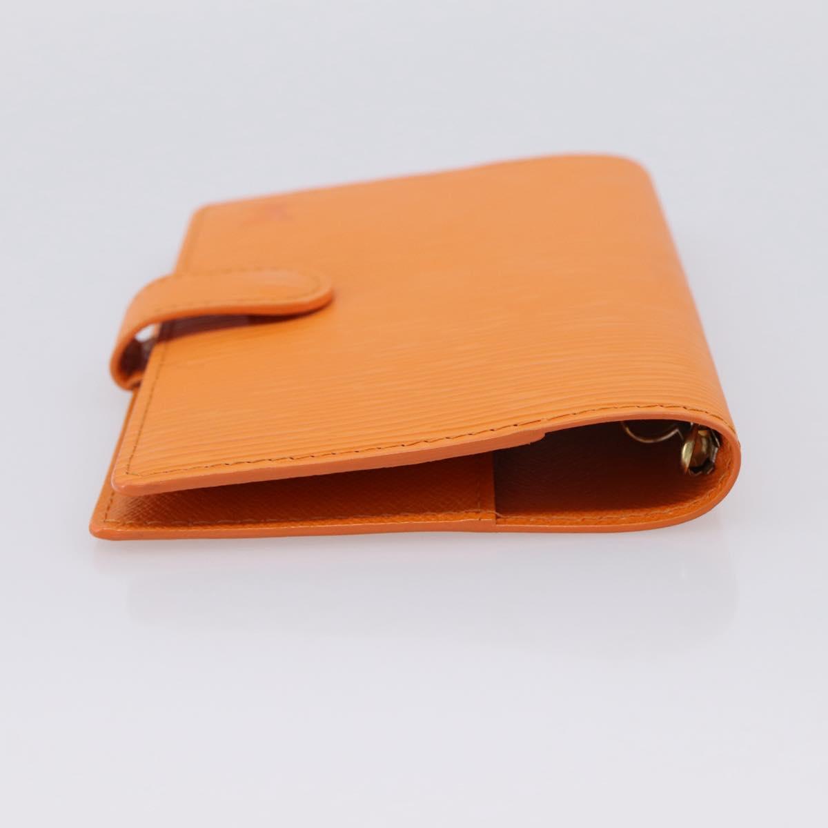 LOUIS VUITTON Epi Agenda PM Day Planner Cover Mandarin R2005H LV Auth 167698V