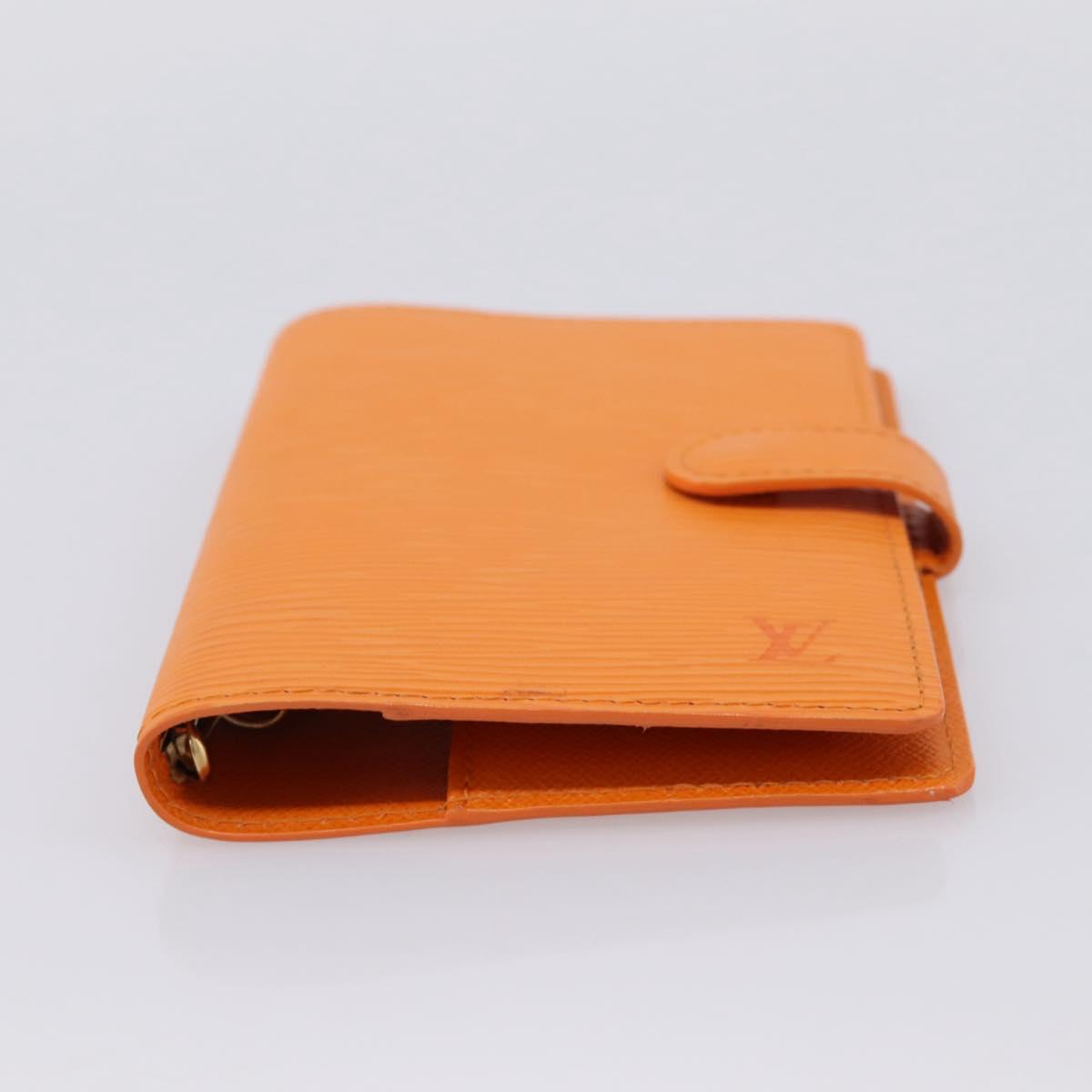 LOUIS VUITTON Epi Agenda PM Day Planner Cover Mandarin R2005H LV Auth 167698V