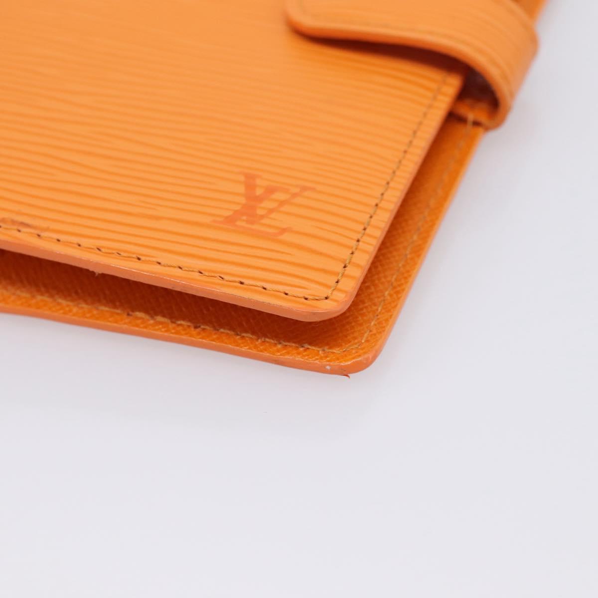 LOUIS VUITTON Epi Agenda PM Day Planner Cover Mandarin R2005H LV Auth 167698V