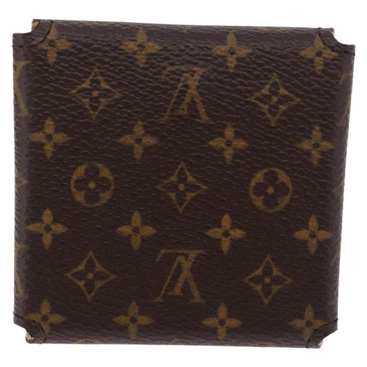 LOUIS VUITTON Monogram Jewelry case Jewelry Box LV Auth 167699M