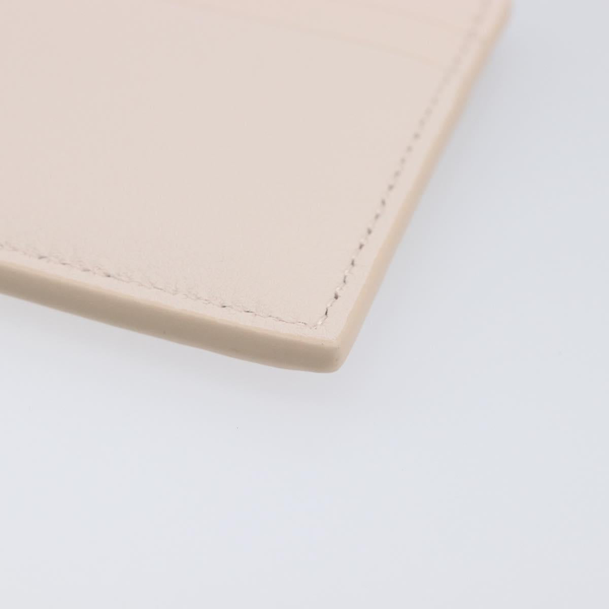 LOEWE Card Case Leather Pink Auth 167702M