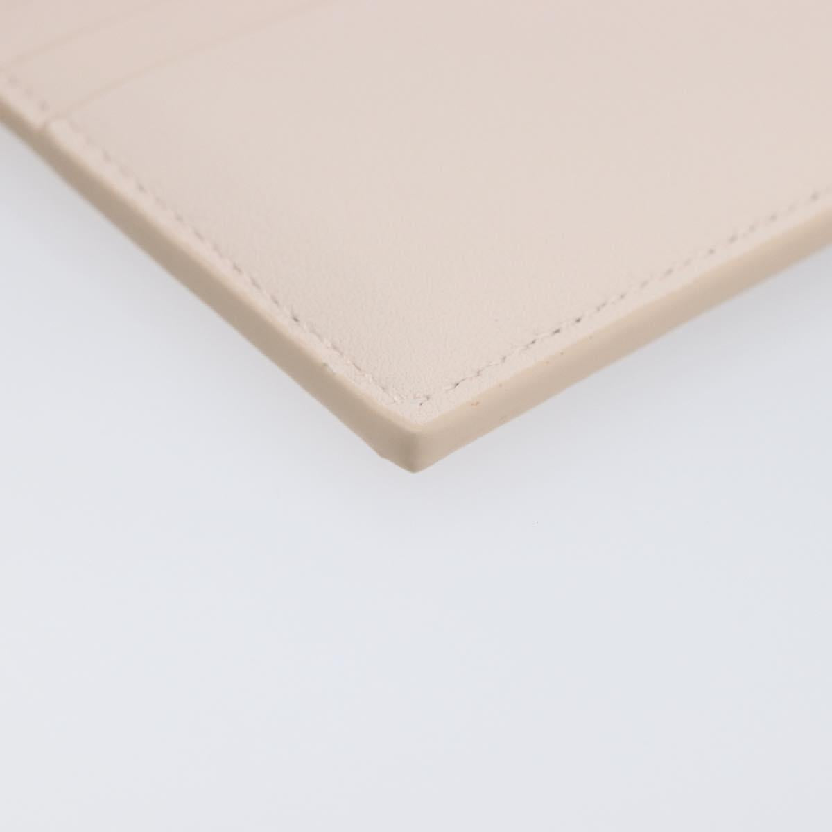 LOEWE Card Case Leather Pink Auth 167702M