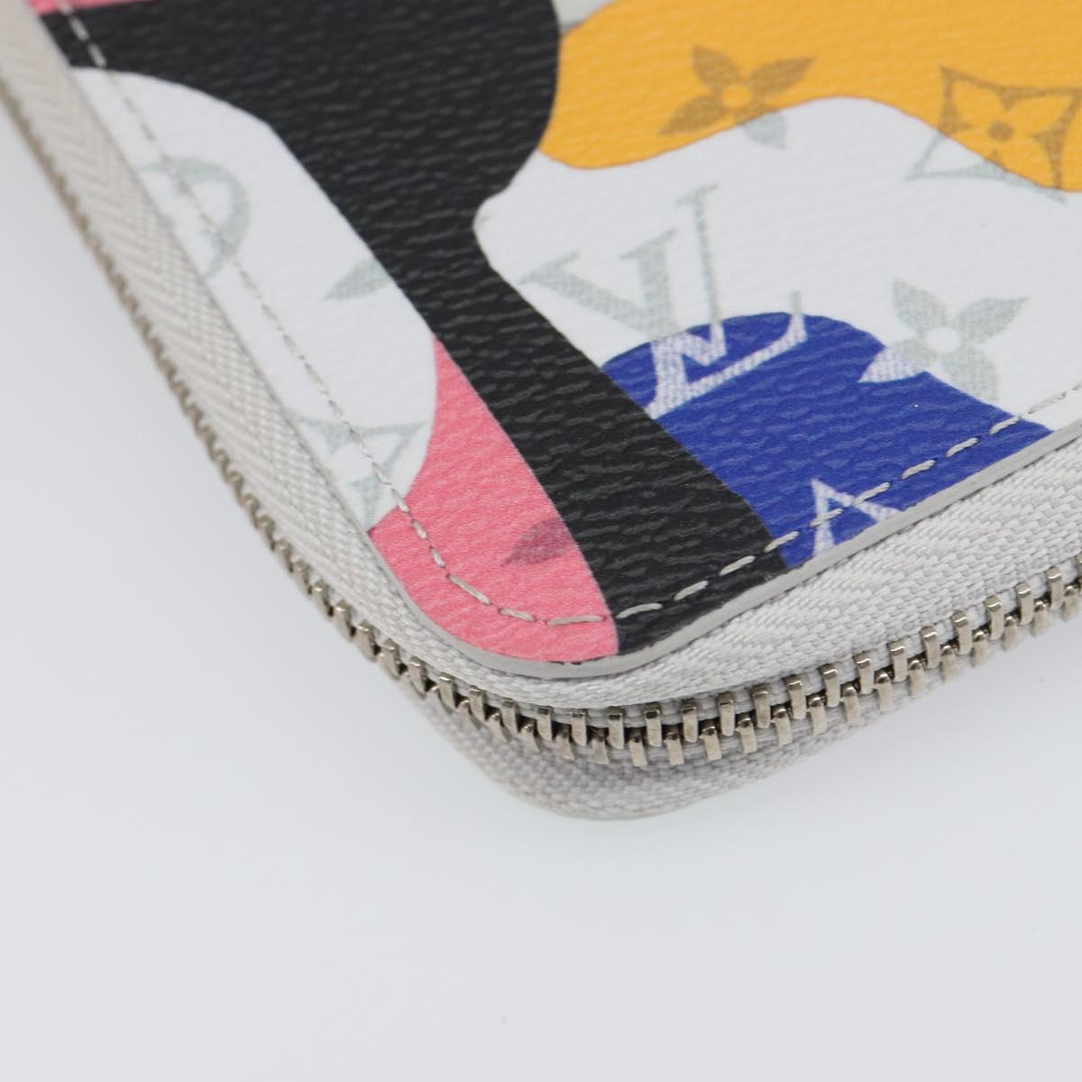 LOUIS VUITTON Monogram LV Portrait Zippy Wallet Vertical M82590 LV Auth 167703SM