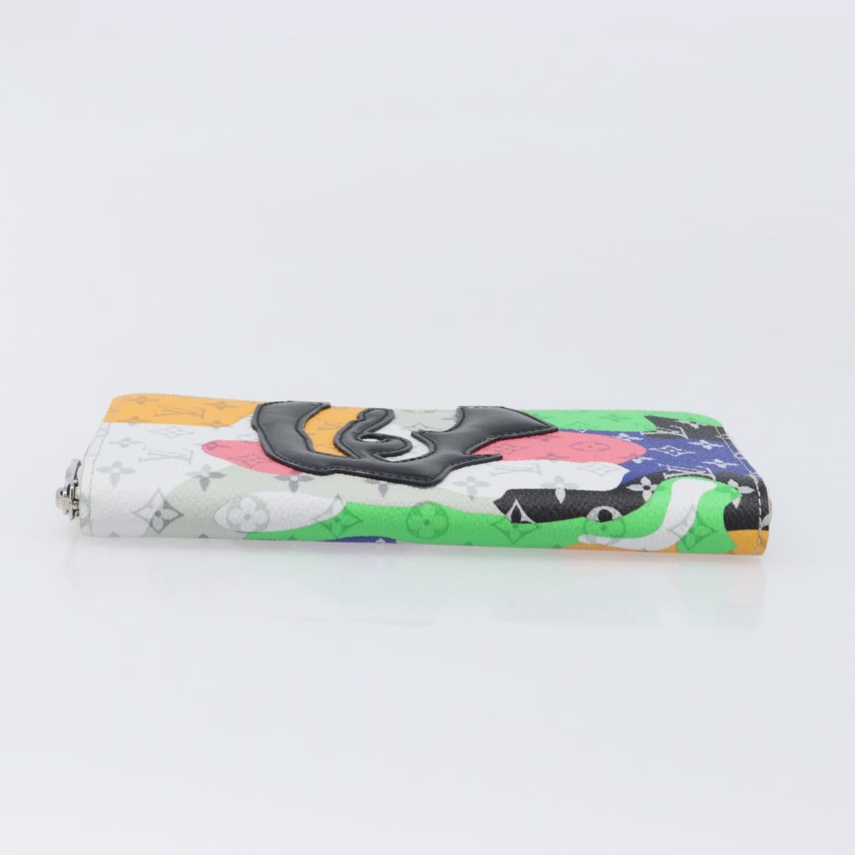 LOUIS VUITTON Monogram LV Portrait Zippy Wallet Vertical M82590 LV Auth 167703SM