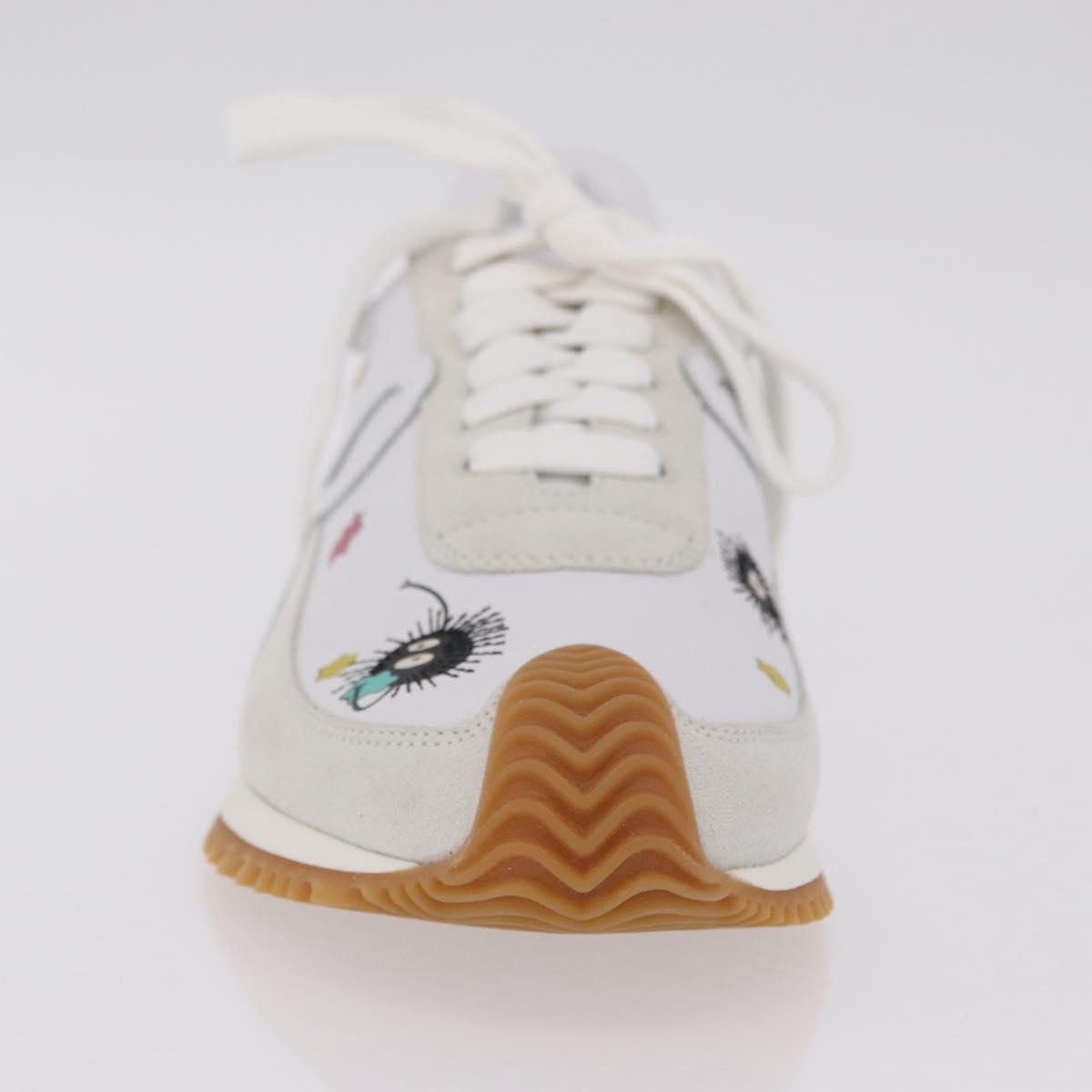 LOEWE × Studio Ghibli Suswatari Sneakers Leather White Auth 167752SM