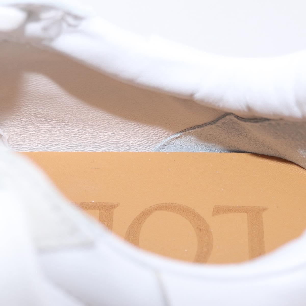 LOEWE × Studio Ghibli Suswatari Sneakers Leather White Auth 167752SM