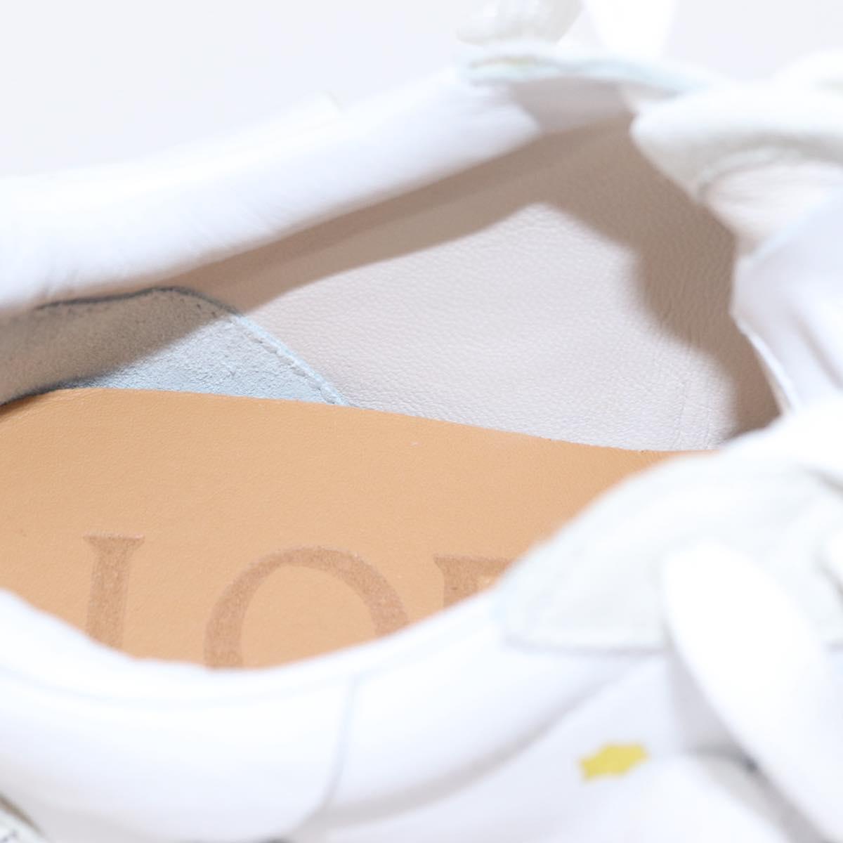 LOEWE × Studio Ghibli Suswatari Sneakers Leather White Auth 167752SM