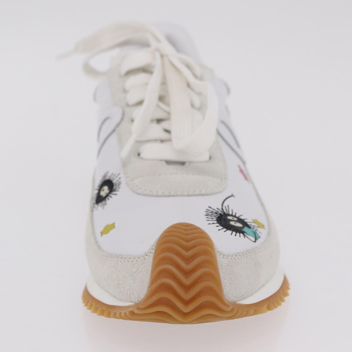 LOEWE × Studio Ghibli Suswatari Sneakers Leather White Auth 167752SM