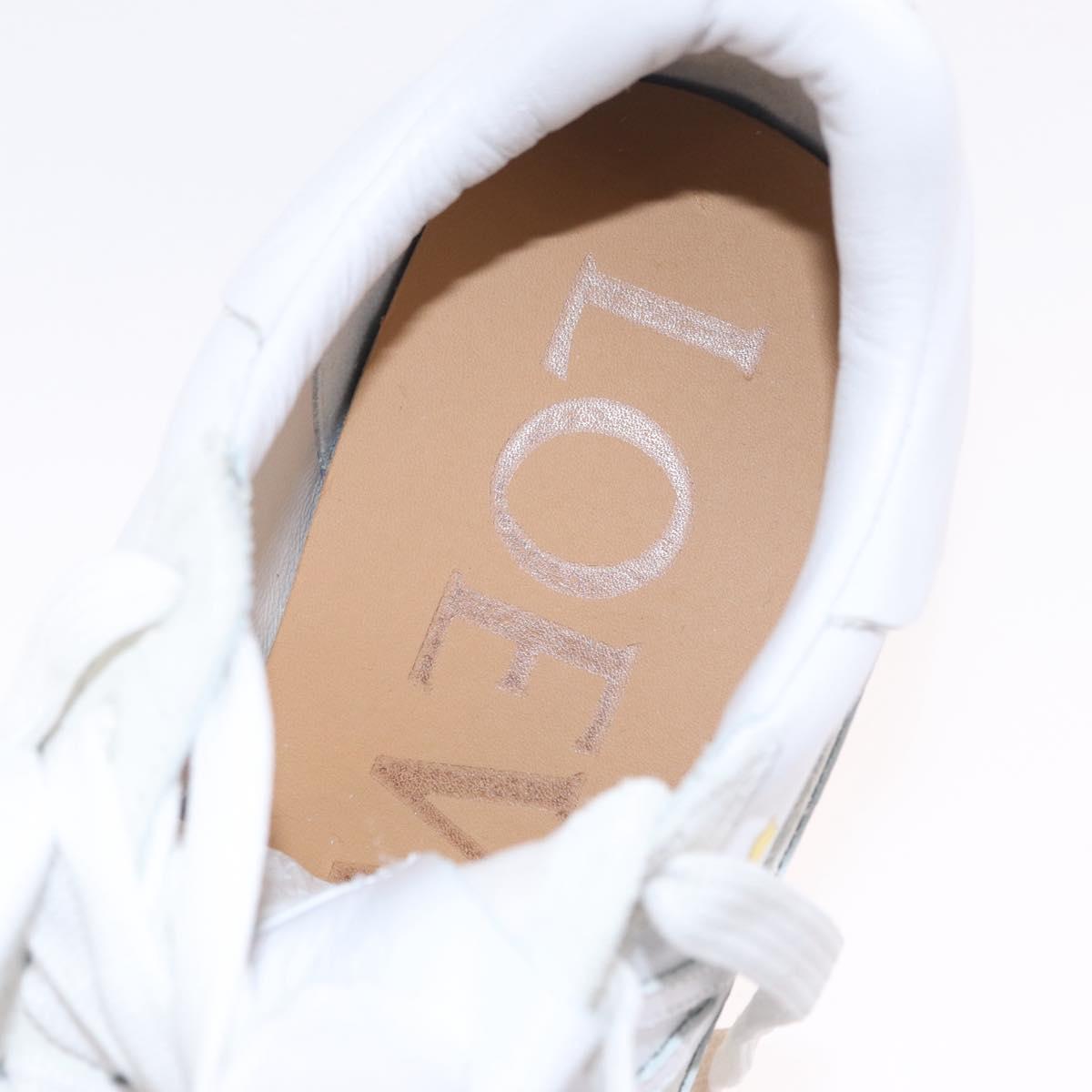LOEWE × Studio Ghibli Suswatari Sneakers Leather White Auth 167752SM