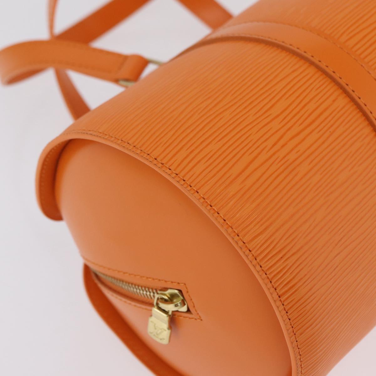 LOUIS VUITTON Epi Soufflot Hand Bag Orange Mandarin M5222H LV Auth 167753SAM