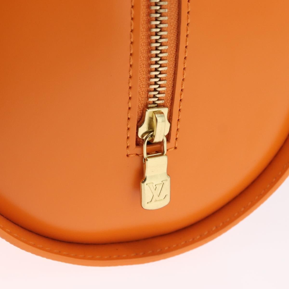LOUIS VUITTON Epi Soufflot Hand Bag Orange Mandarin M5222H LV Auth 167753SAM