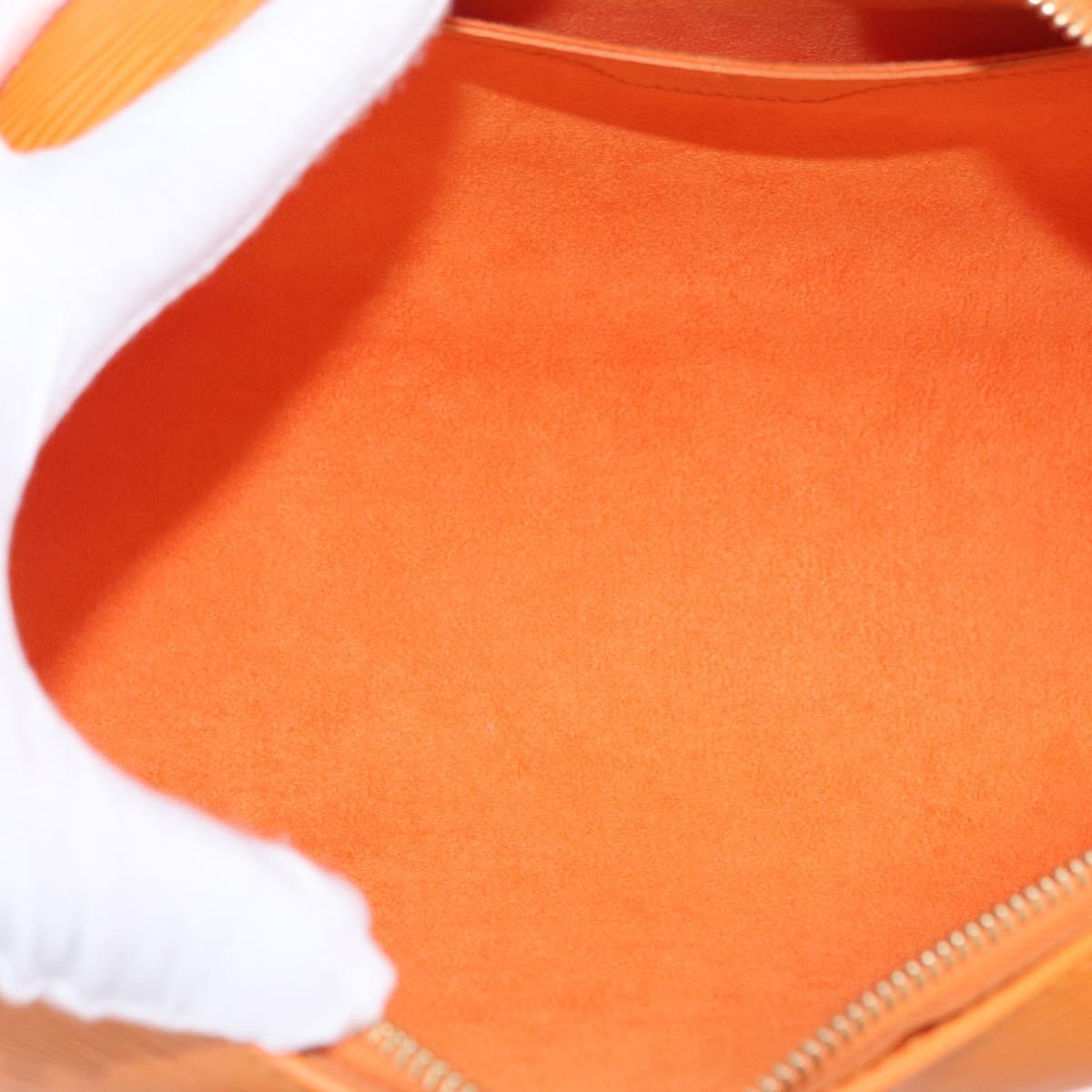 LOUIS VUITTON Epi Soufflot Hand Bag Orange Mandarin M5222H LV Auth 167753SAM