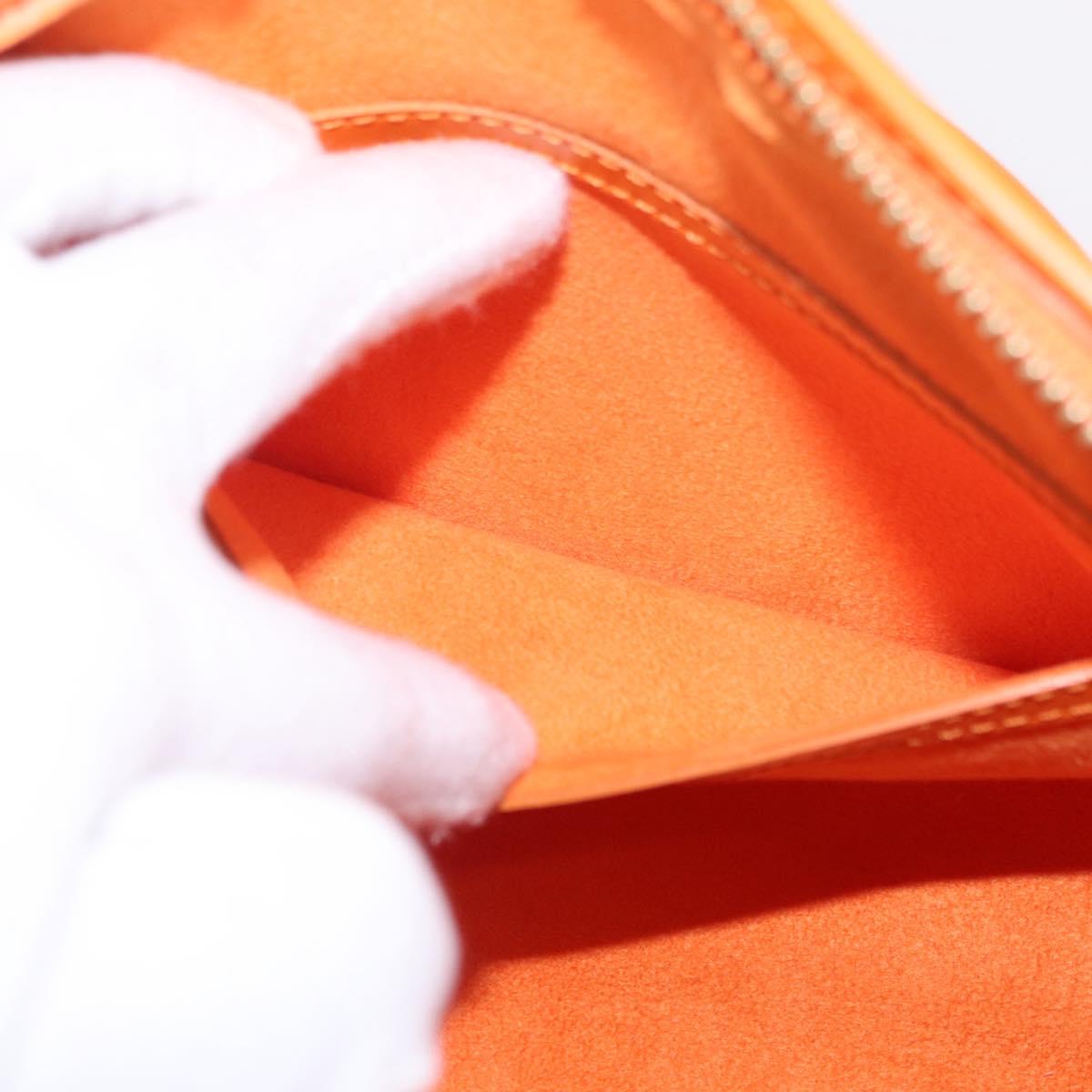 LOUIS VUITTON Epi Soufflot Hand Bag Orange Mandarin M5222H LV Auth 167753SAM